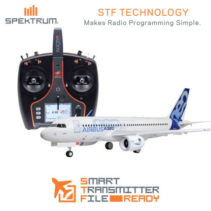 E-flite Airbus A320neo Twin 64mm EDF BNF Basic with AS3X+ and SAFE Select