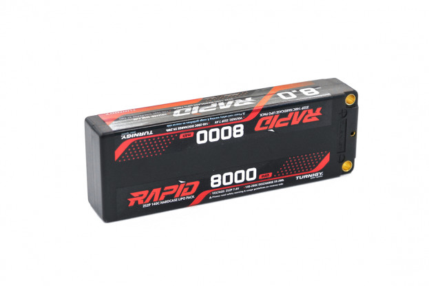 Turnigy Rapid 2S 8000mAh 7.4V 140C Lipo Battery w/XT60