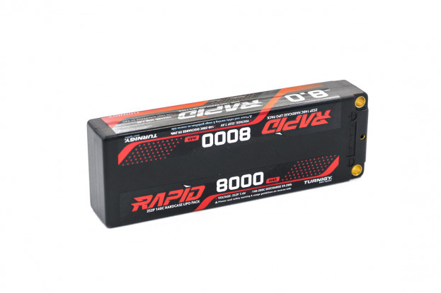 Turnigy Rapid 2S 8000mAh 7.4V 140C Lipo Battery w/XT60