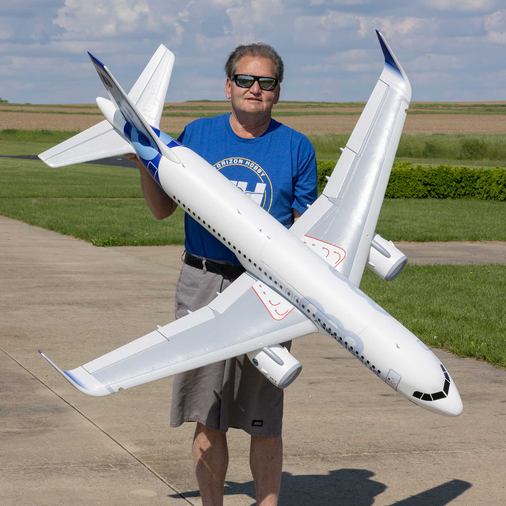 E-flite Airbus A320neo Twin 64mm EDF BNF Basic with AS3X+ and SAFE Select