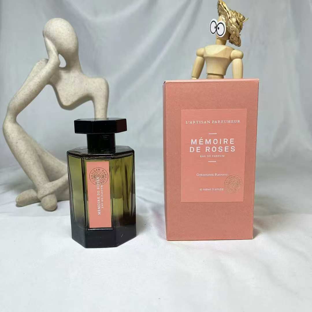 L'Artisan Parfumeur Mémoire de Roses Eau de Parfum, Unisex Vintage Dry Rose Perfume 100ml