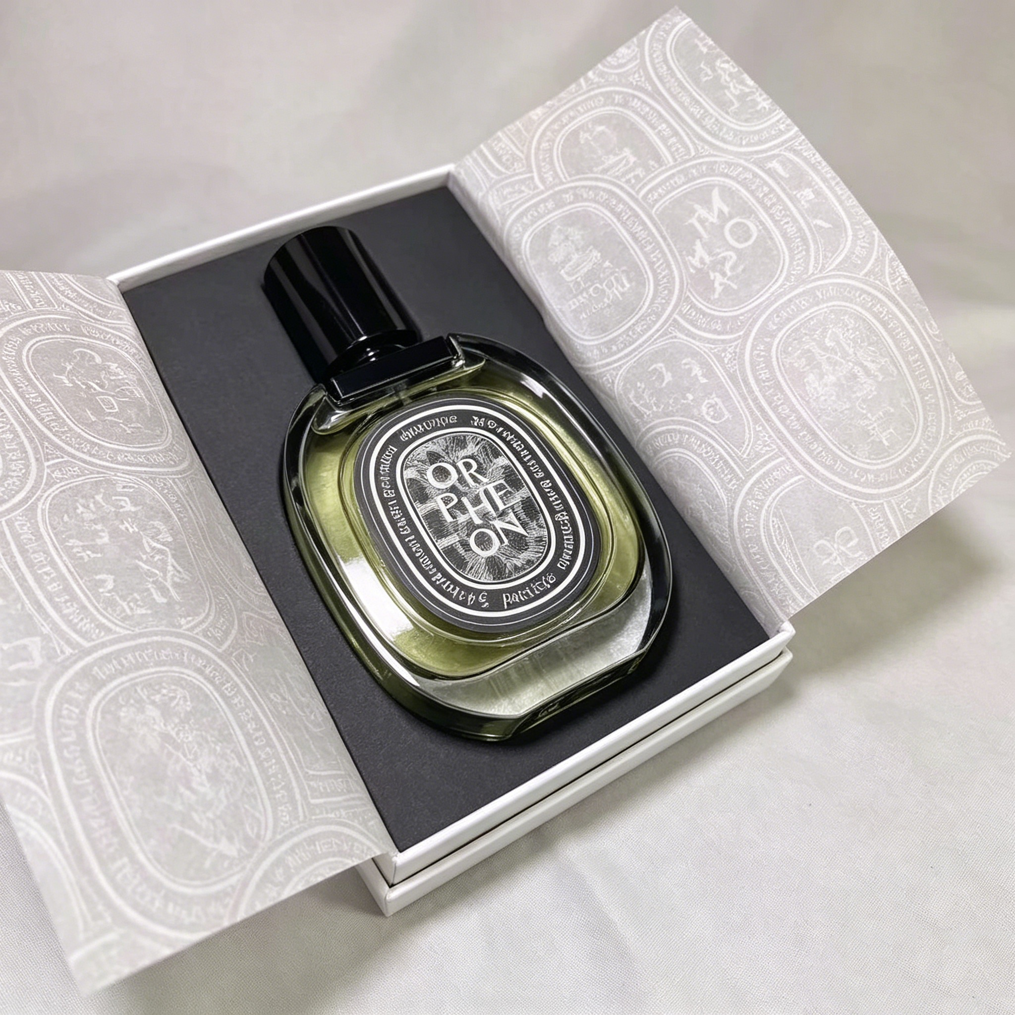 Diptyque Orphéon Eau de Parfum 75ml - Unisex Woody Floral Perfume, Long Lasting Scent for Men & Women