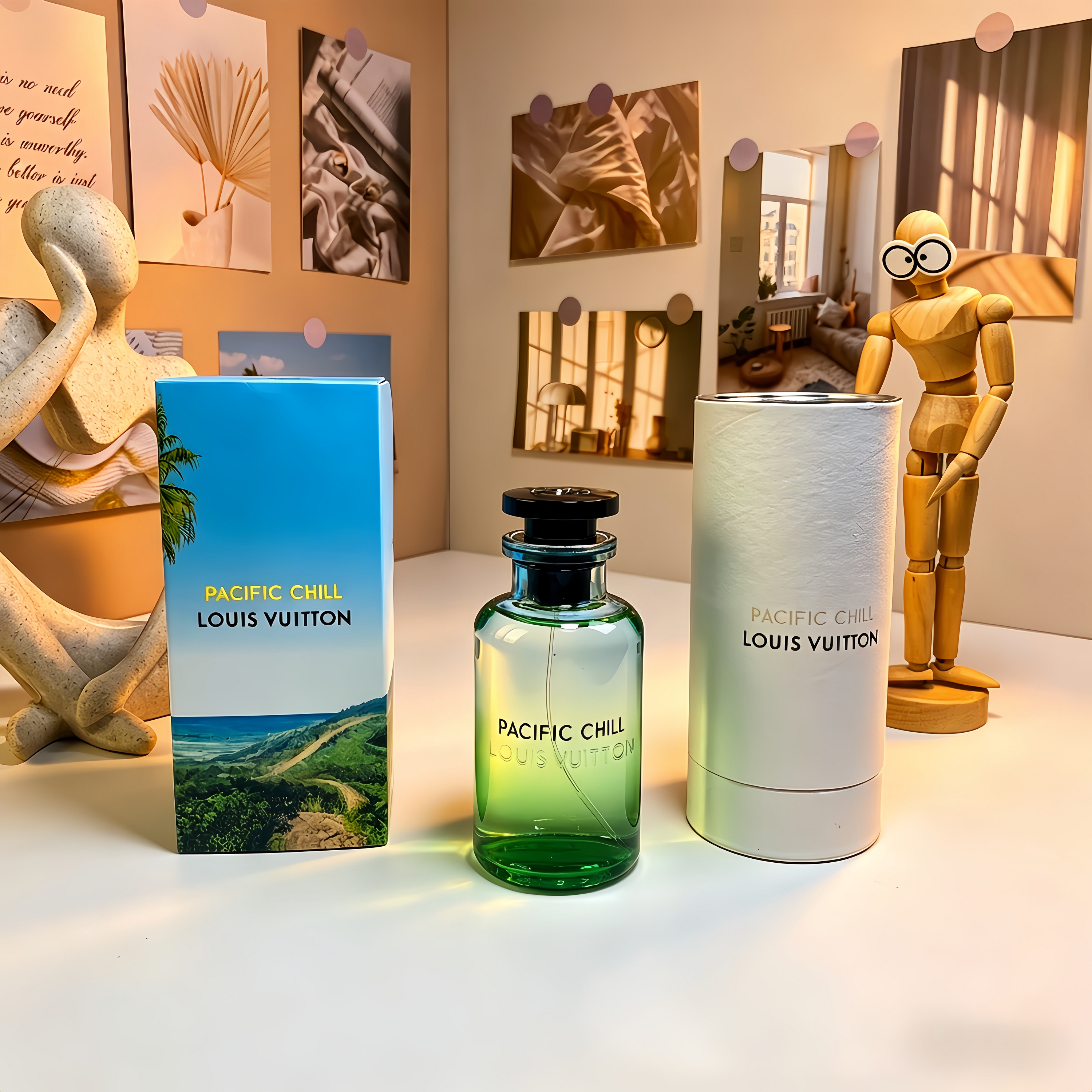 Louis Vuitton Pacific Chill Eau de Parfum 100ml - Unisex Refillable Luxury Cologne