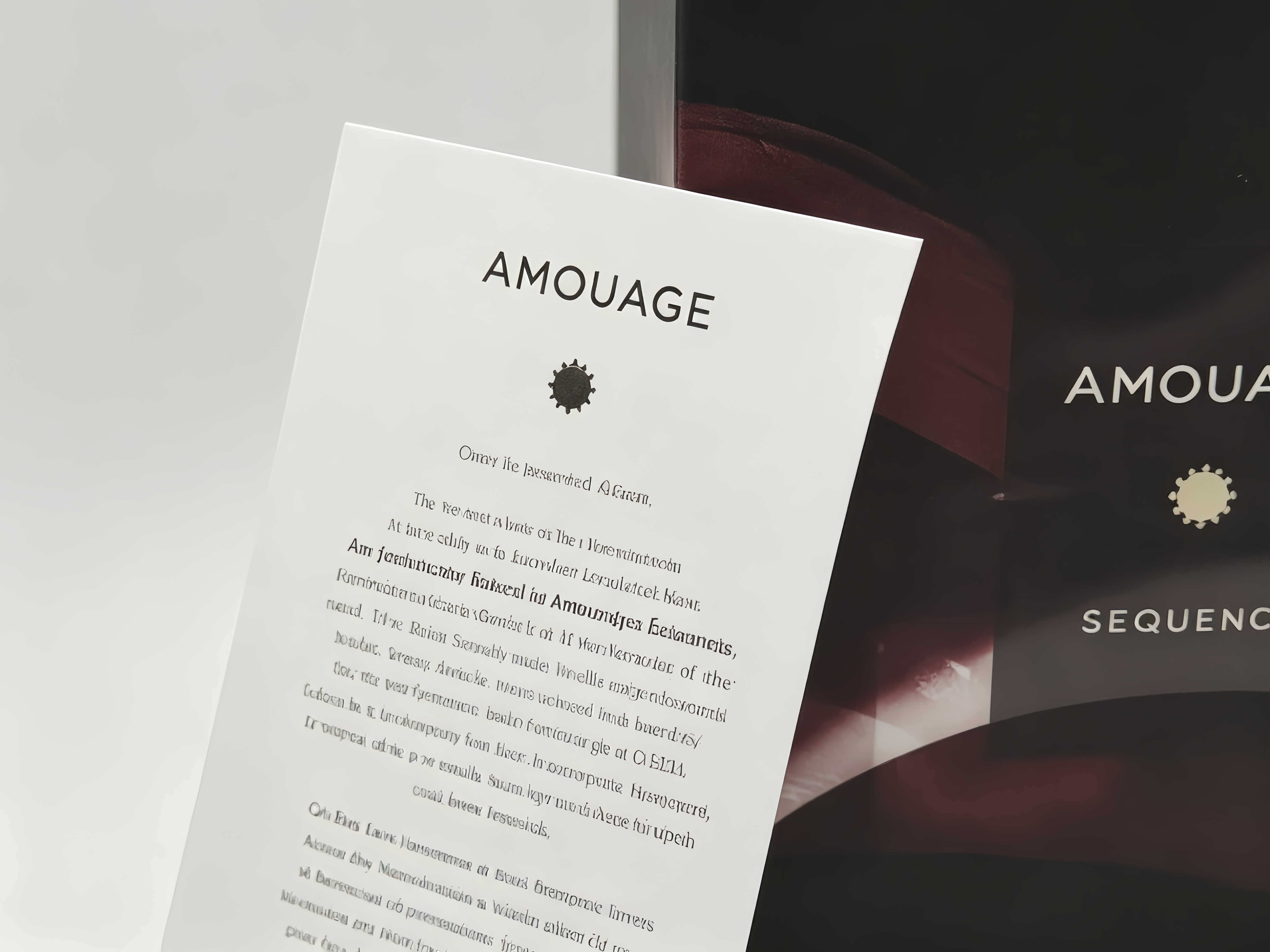 Amouage Sequence Perfume | Premium Woody Spicy Fragrance for Men & Women
