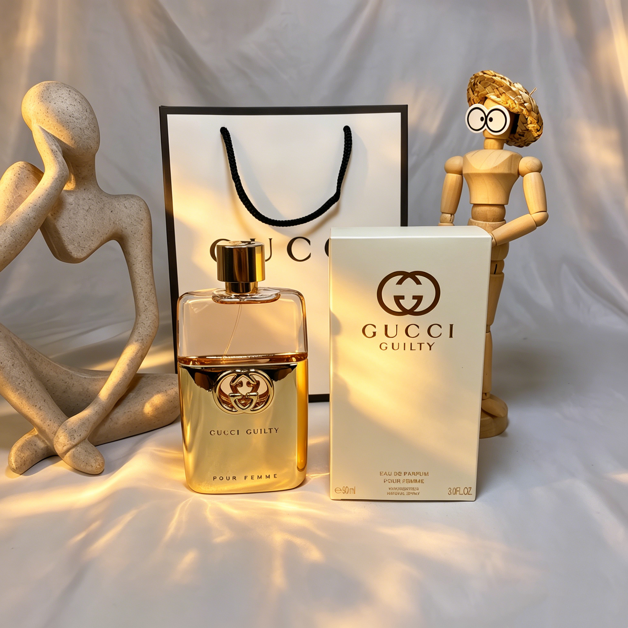 Gucci Guilty Pour Femme Eau de Parfum 90ml | Floral Oriental Long-Lasting Perfume for Women