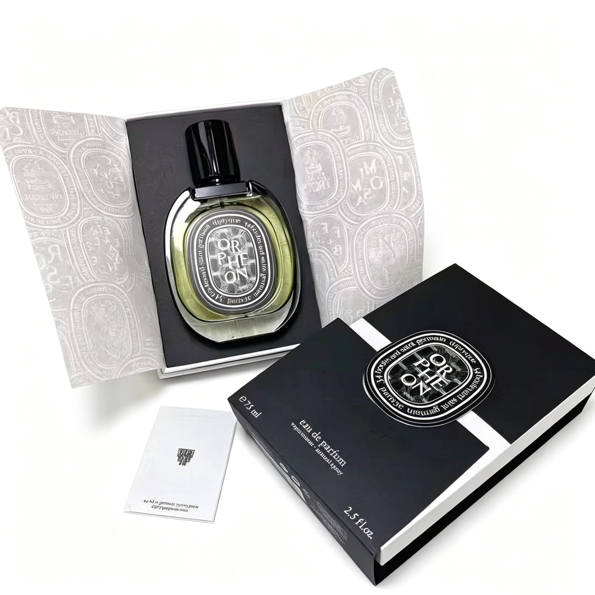 Diptyque Orphéon Eau de Parfum 75ml - Unisex Woody Floral Perfume, Long Lasting Scent for Men & Women