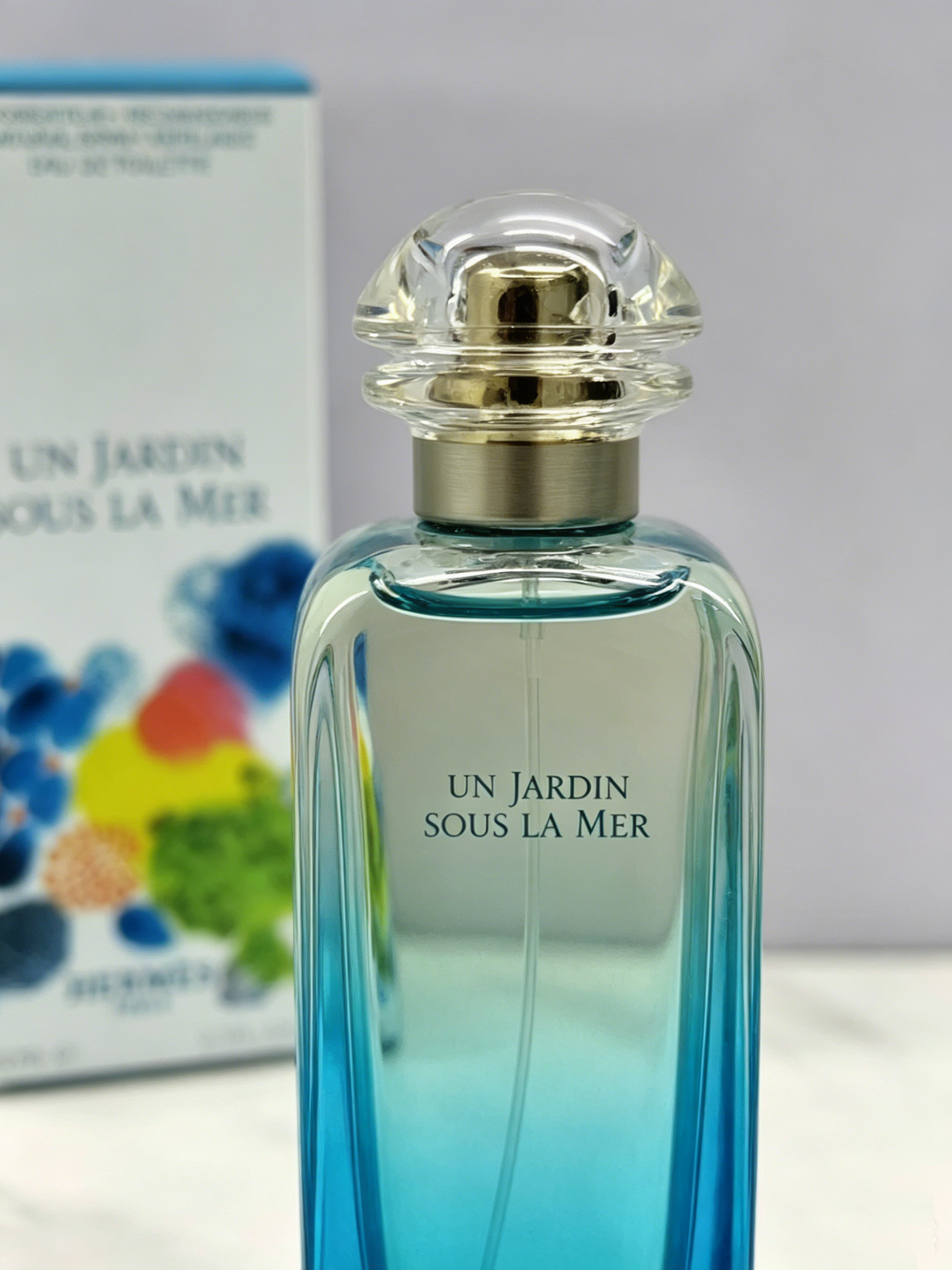 Hermes Un Jardin Sous La Mer Eau de Toilette 100ml Unisex Fresh Ocean Floral Fragrance