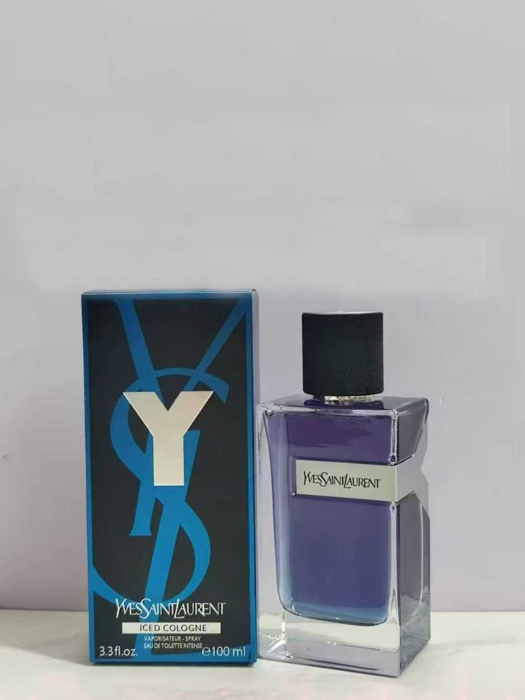 Yves Saint Laurent Y Iced Cologne 100ml Men Fresh Mint Woody Eau de Toilette Intense Perfume