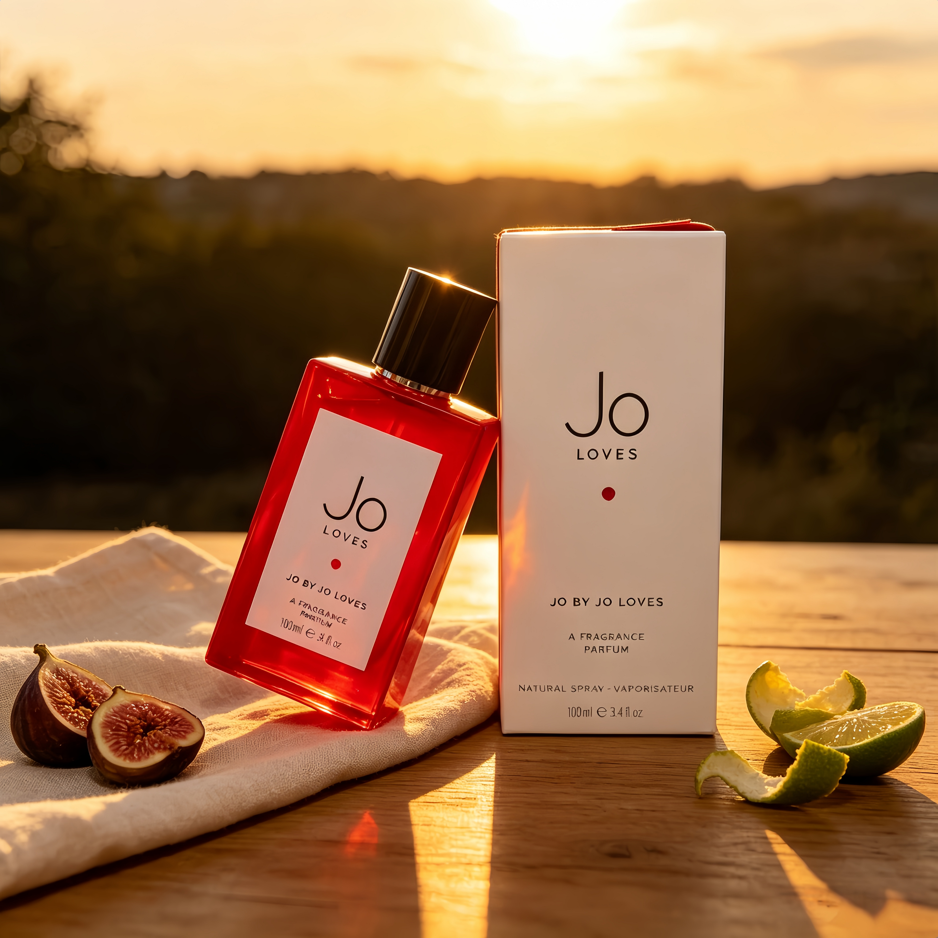 Jo by Jo Loves Eau de Parfum 100ml Unisex Citrus Fig Cedar Luxury Daily Perfume for Men & Women