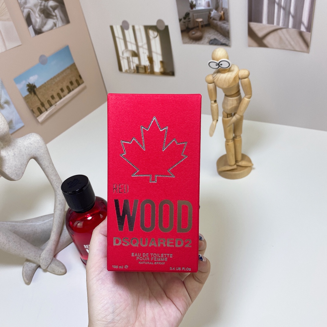 DSQUARED2 Red Wood Eau de Toilette 100ml - Fruity Woody Perfume for Wome