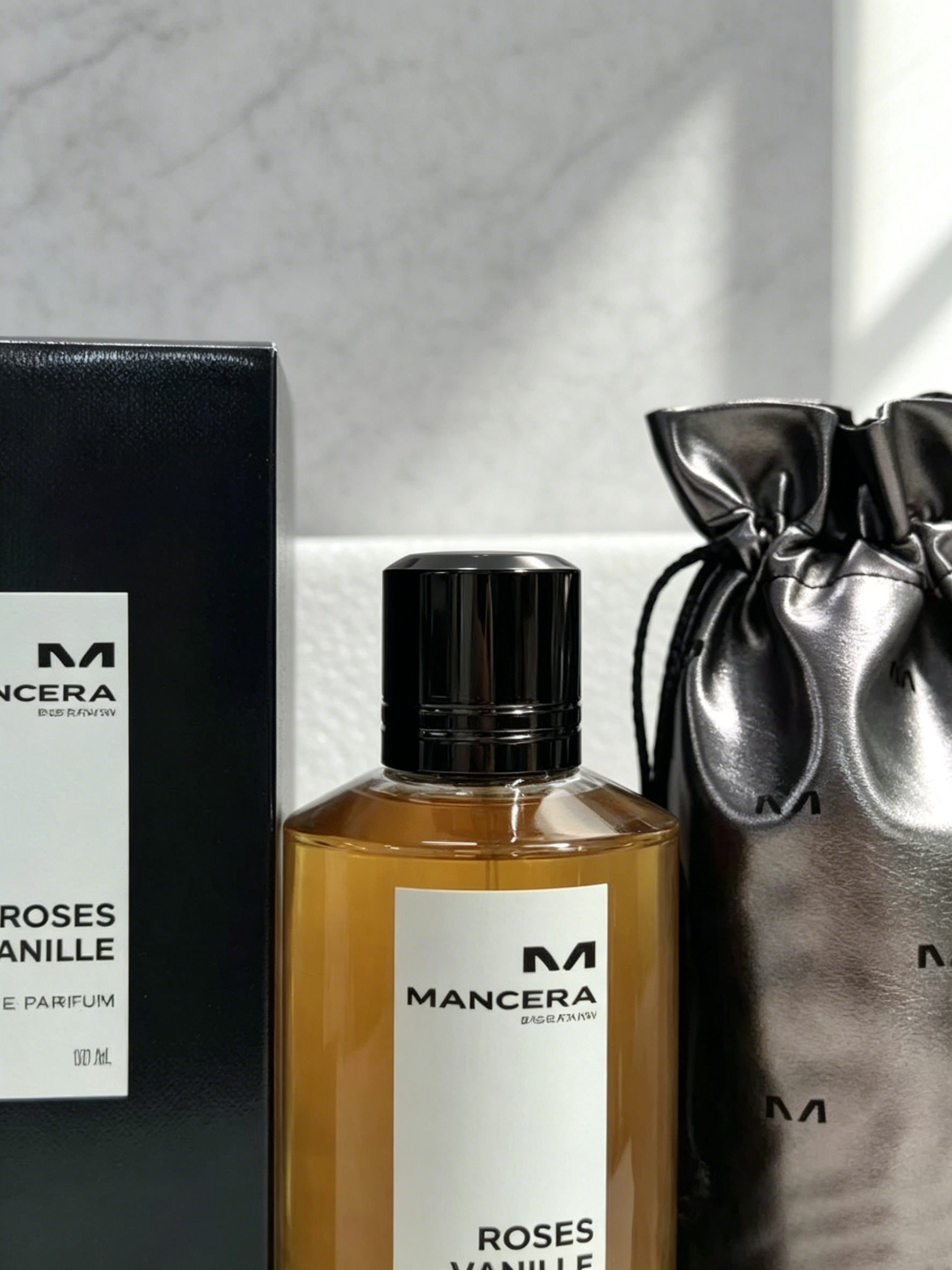 Mancera Roses Vanille Eau de Parfum 120ml Unisex Creamy Vanilla Rose Long Lasting Fragrance