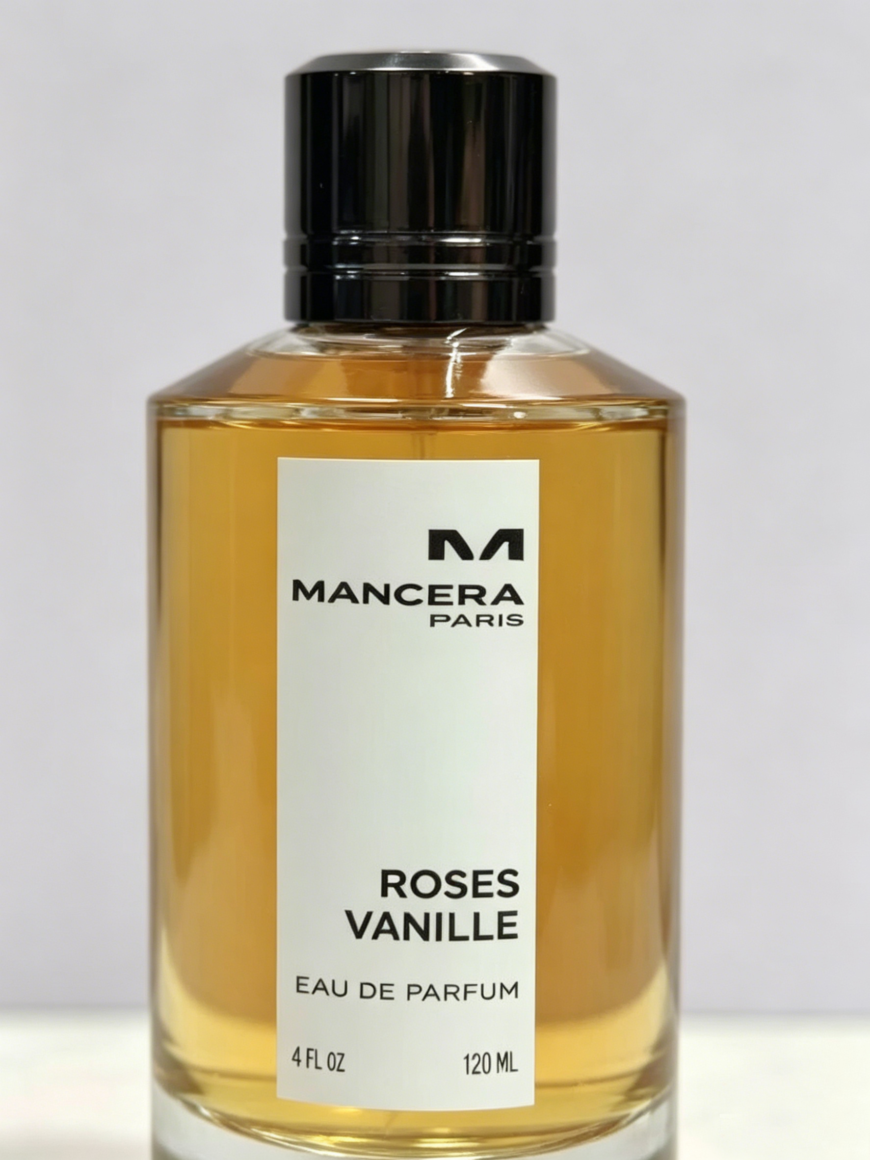Mancera Roses Vanille Eau de Parfum 120ml Unisex Creamy Vanilla Rose Long Lasting Fragrance