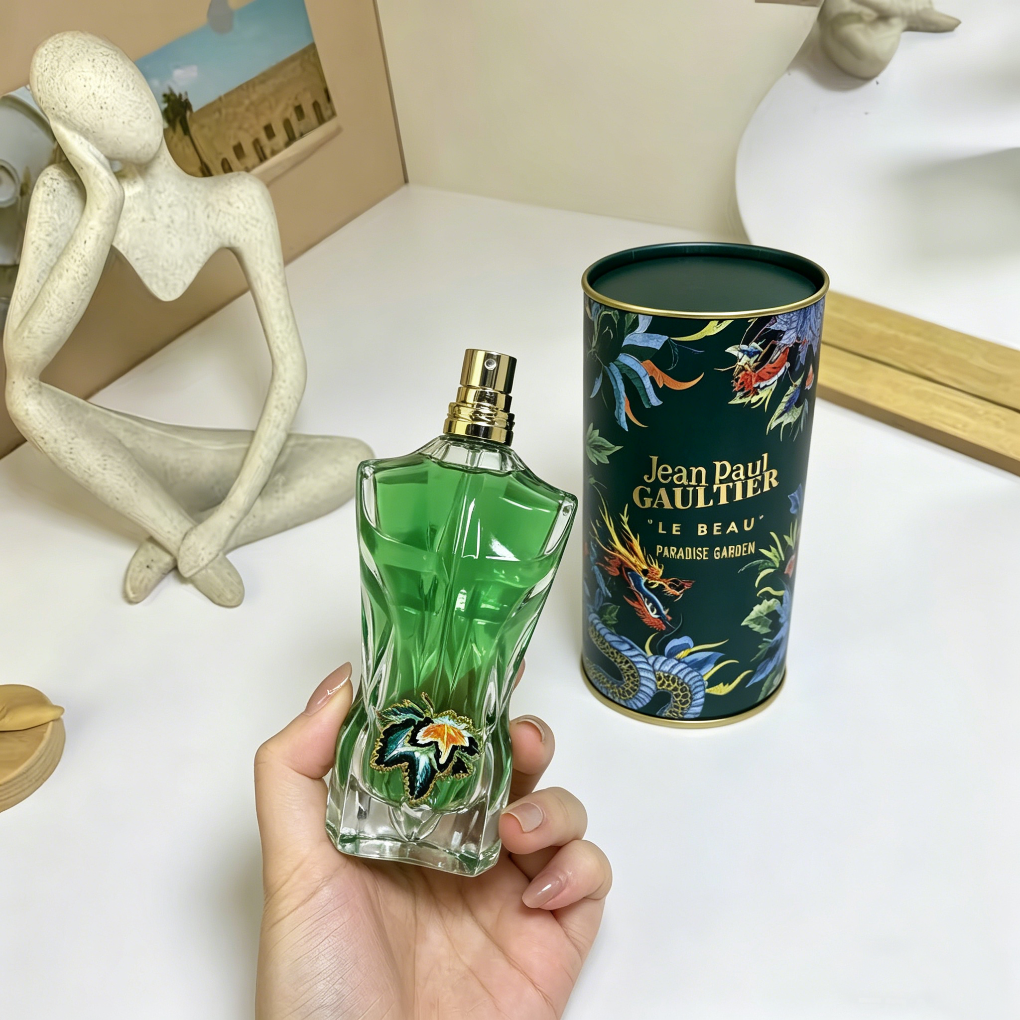 JPG Le Beau Paradise Garden - Men’s Woody Tropical Scent for Daily Wear & Gifting
