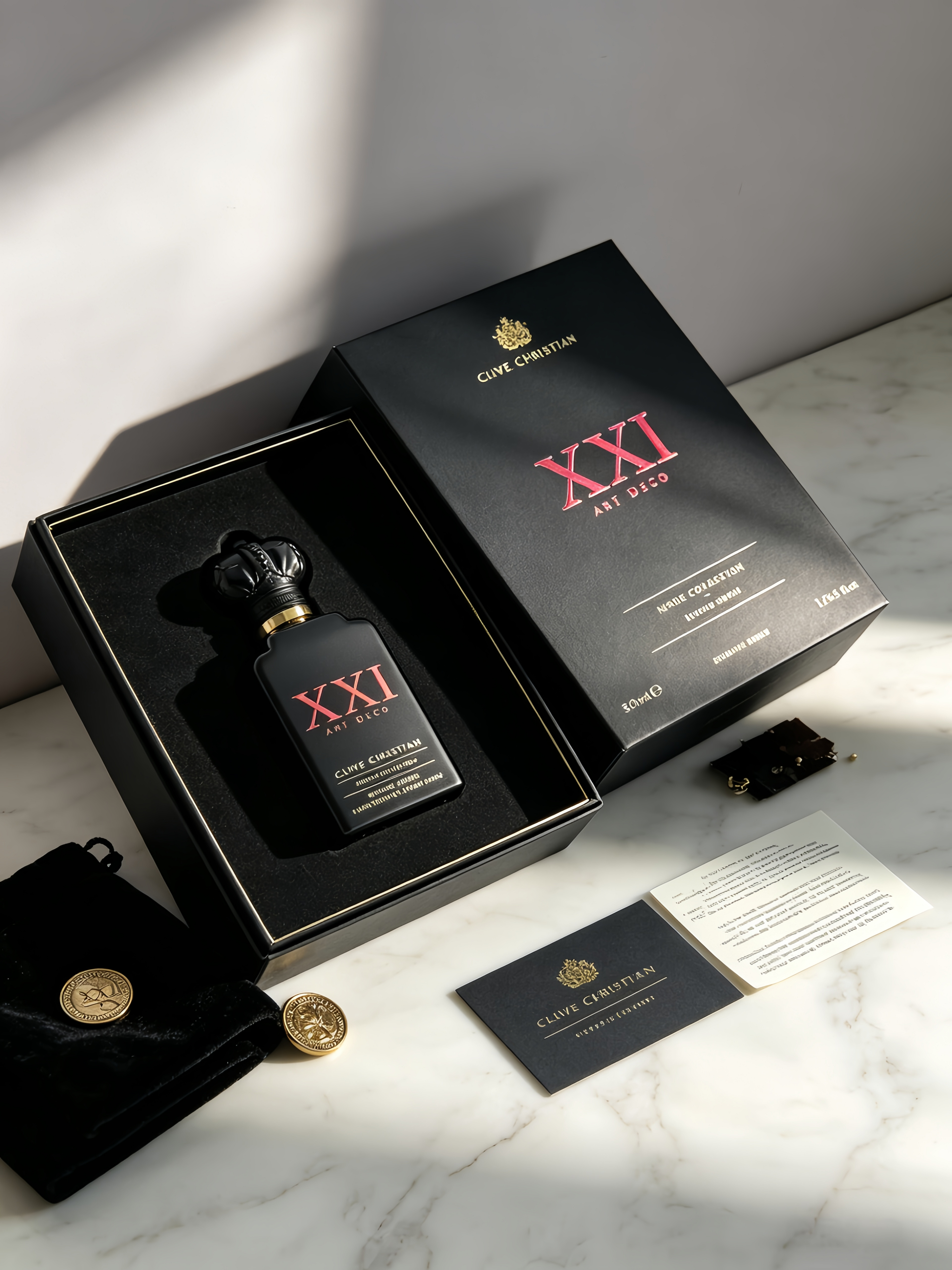Clive Christian XXI Art Deco Blonde Amber EDP 50ml Noble Collection Unisex Luxury Perfume