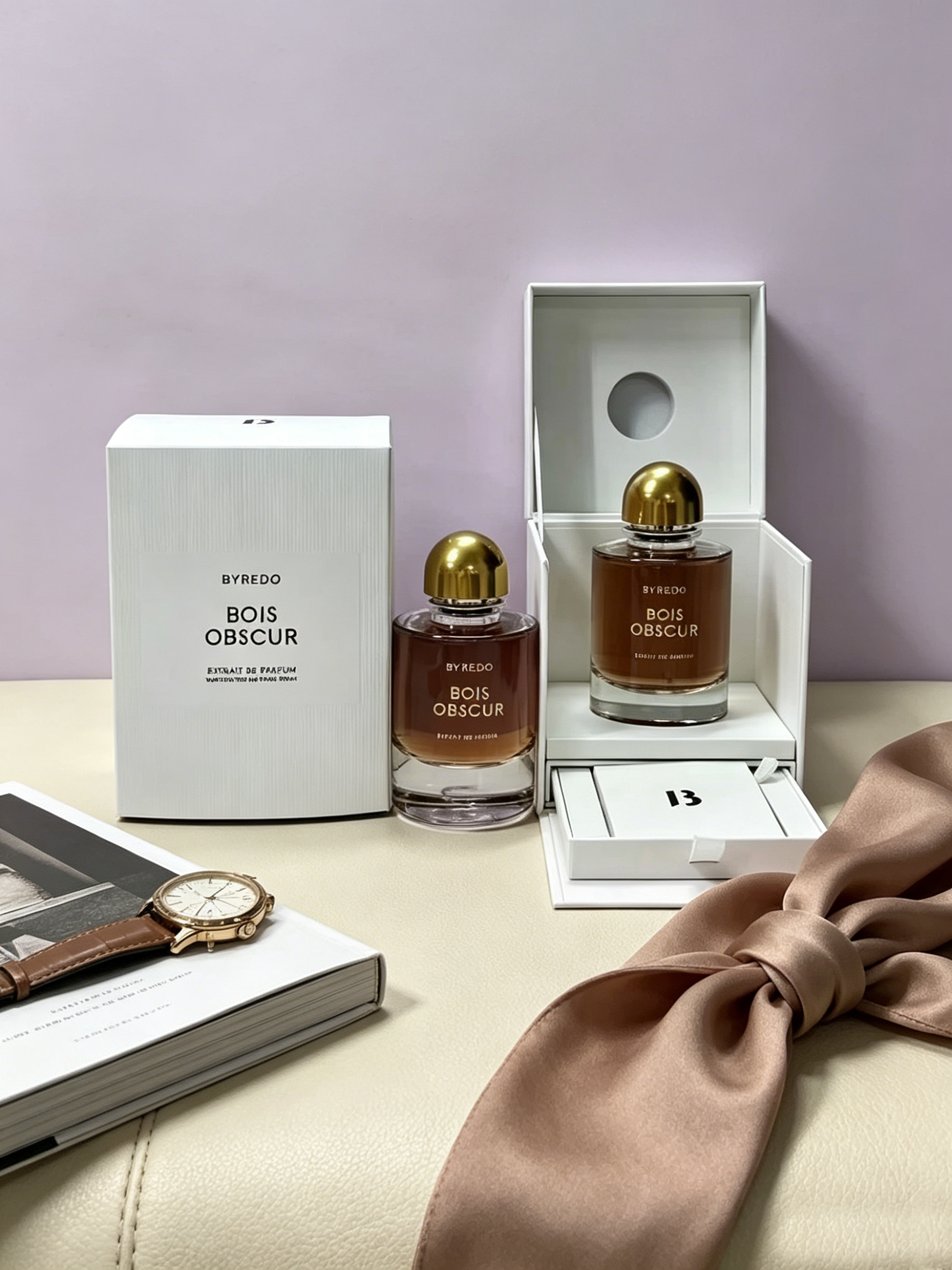 Byredo Night Veils Bois Obscur Deep Smoky Agarwood Fragrance, Long Lasting High Concentration Extrait For Men Women