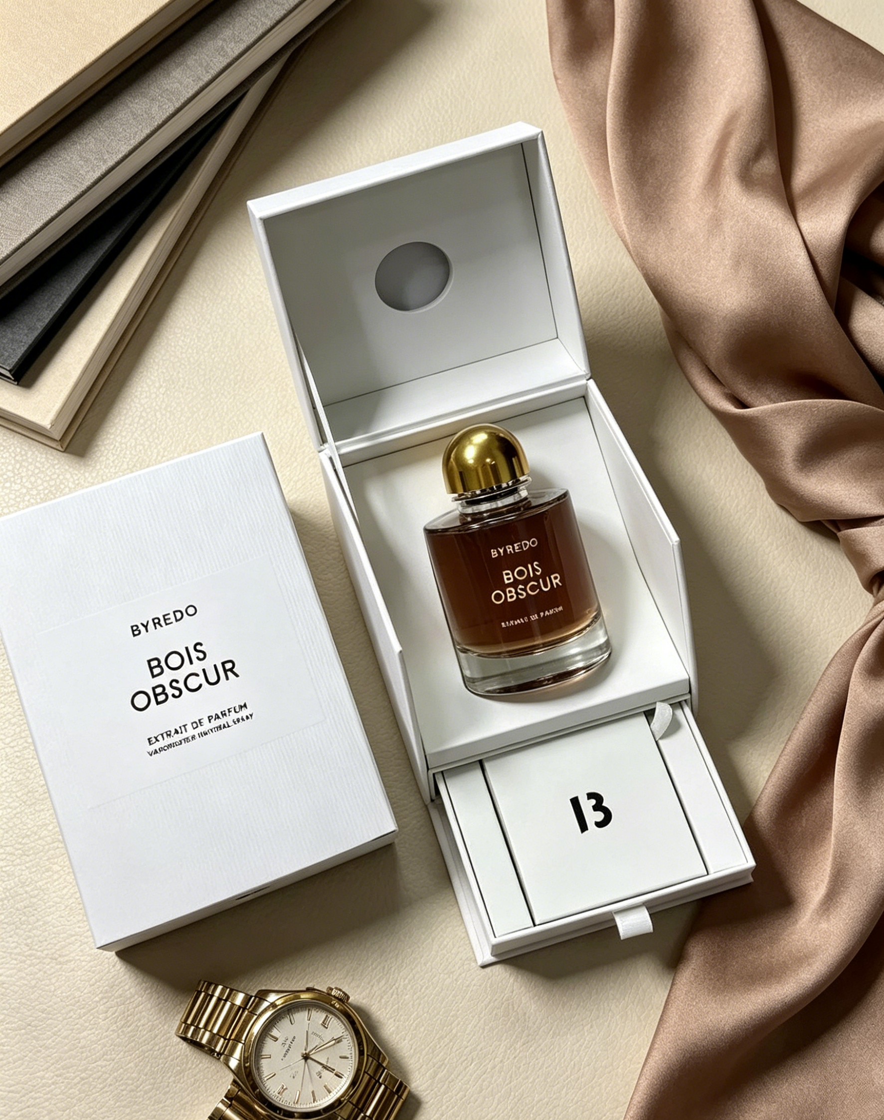 Byredo Night Veils Bois Obscur Deep Smoky Agarwood Fragrance, Long Lasting High Concentration Extrait For Men Women