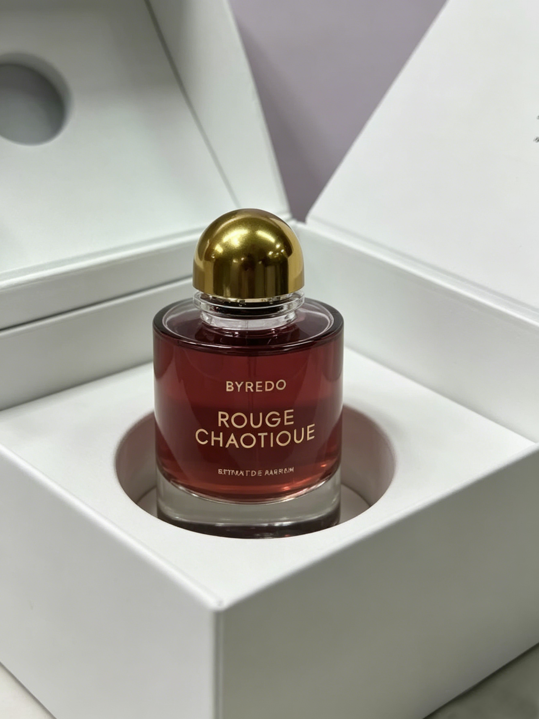 Byredo Rouge Chaotique Extrait Perfume, Rich Saffron Blackcurrant Woody Scent For Date Wedding Evening Formal Occasions