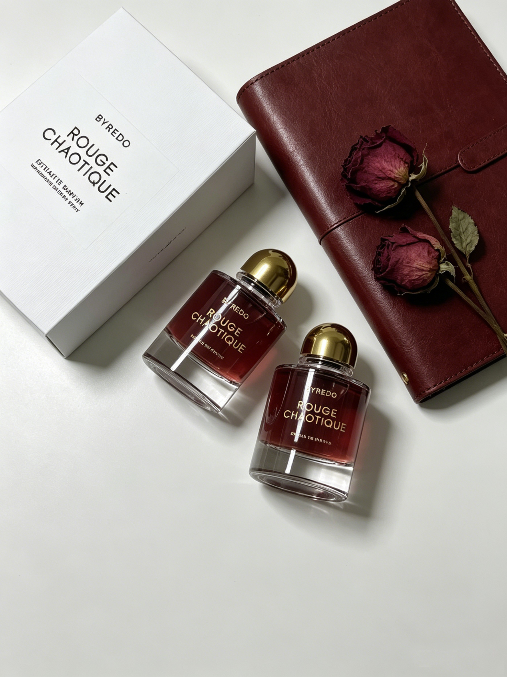 Byredo Rouge Chaotique Extrait Perfume, Rich Saffron Blackcurrant Woody Scent For Date Wedding Evening Formal Occasions