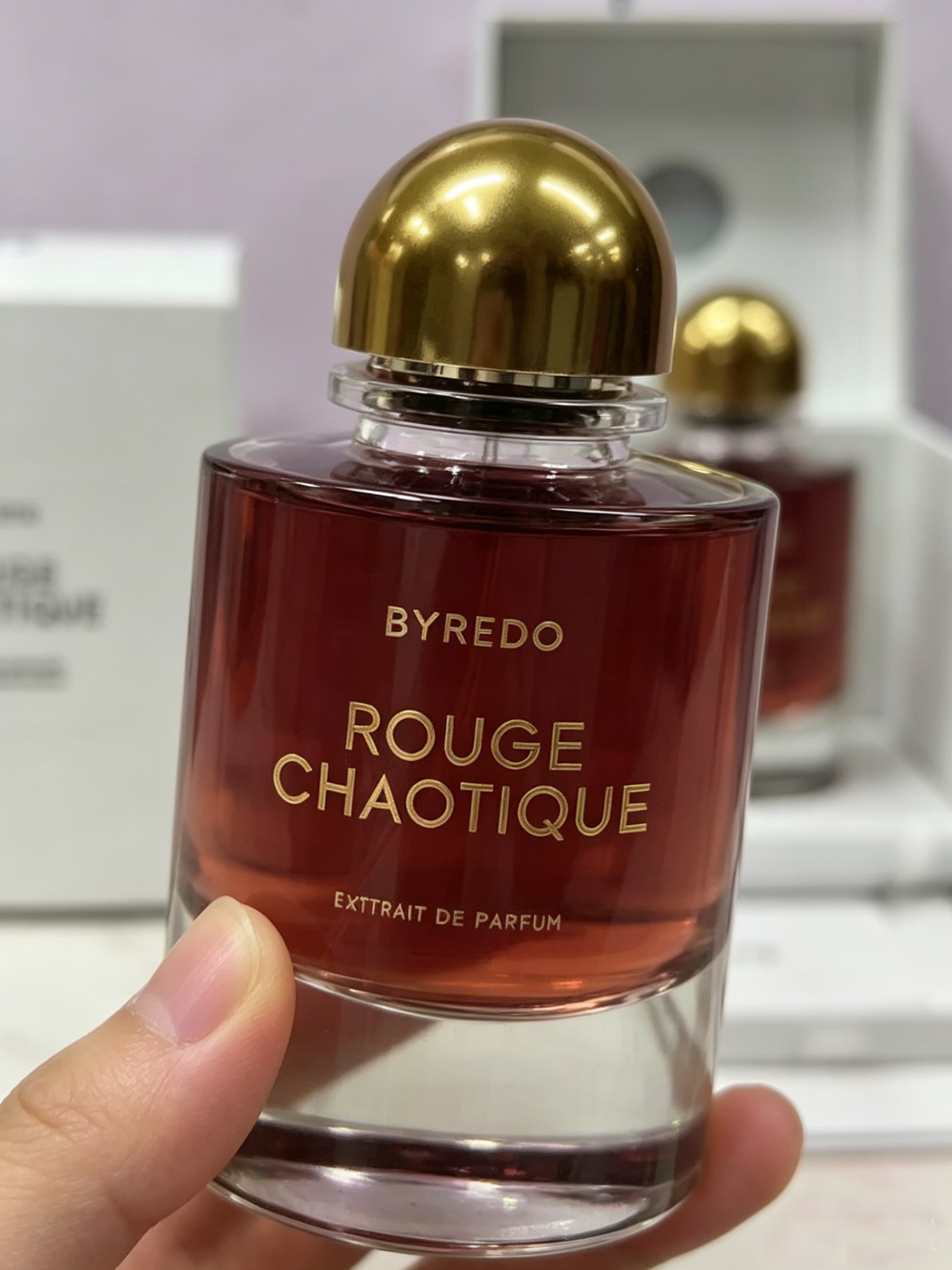 Byredo Rouge Chaotique Extrait Perfume, Rich Saffron Blackcurrant Woody Scent For Date Wedding Evening Formal Occasions