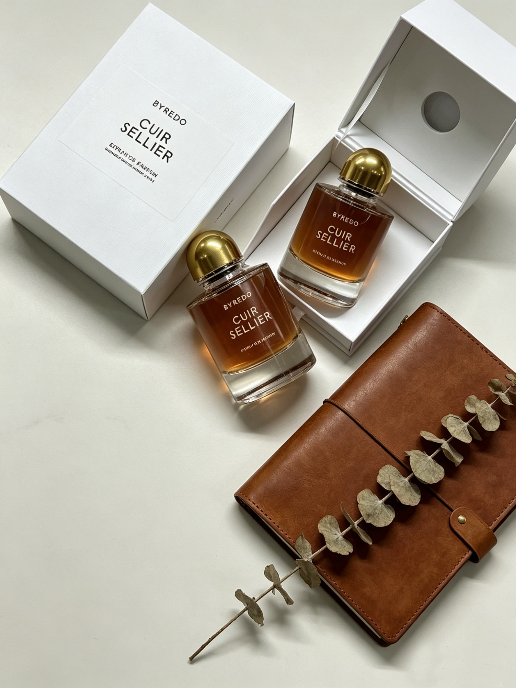 High Concentration Extrait Byredo Cuir Sellier Fragrance Warm Retro Leather Aroma For Daily & Formal Wear