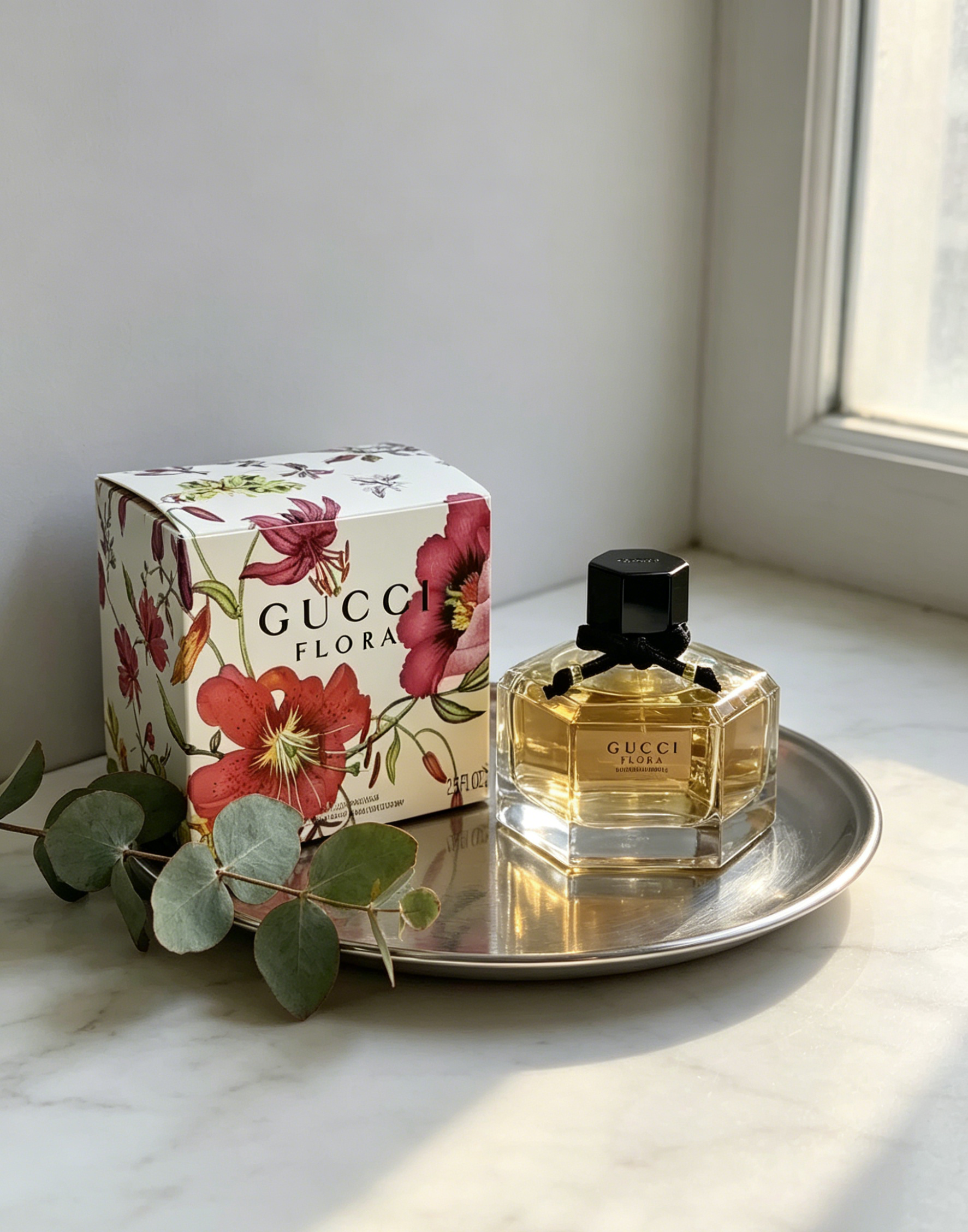 Gucci Flora Women’s Perfume, Fresh Pear Jasmine Gardenia Soft Floral Daily Fragrance