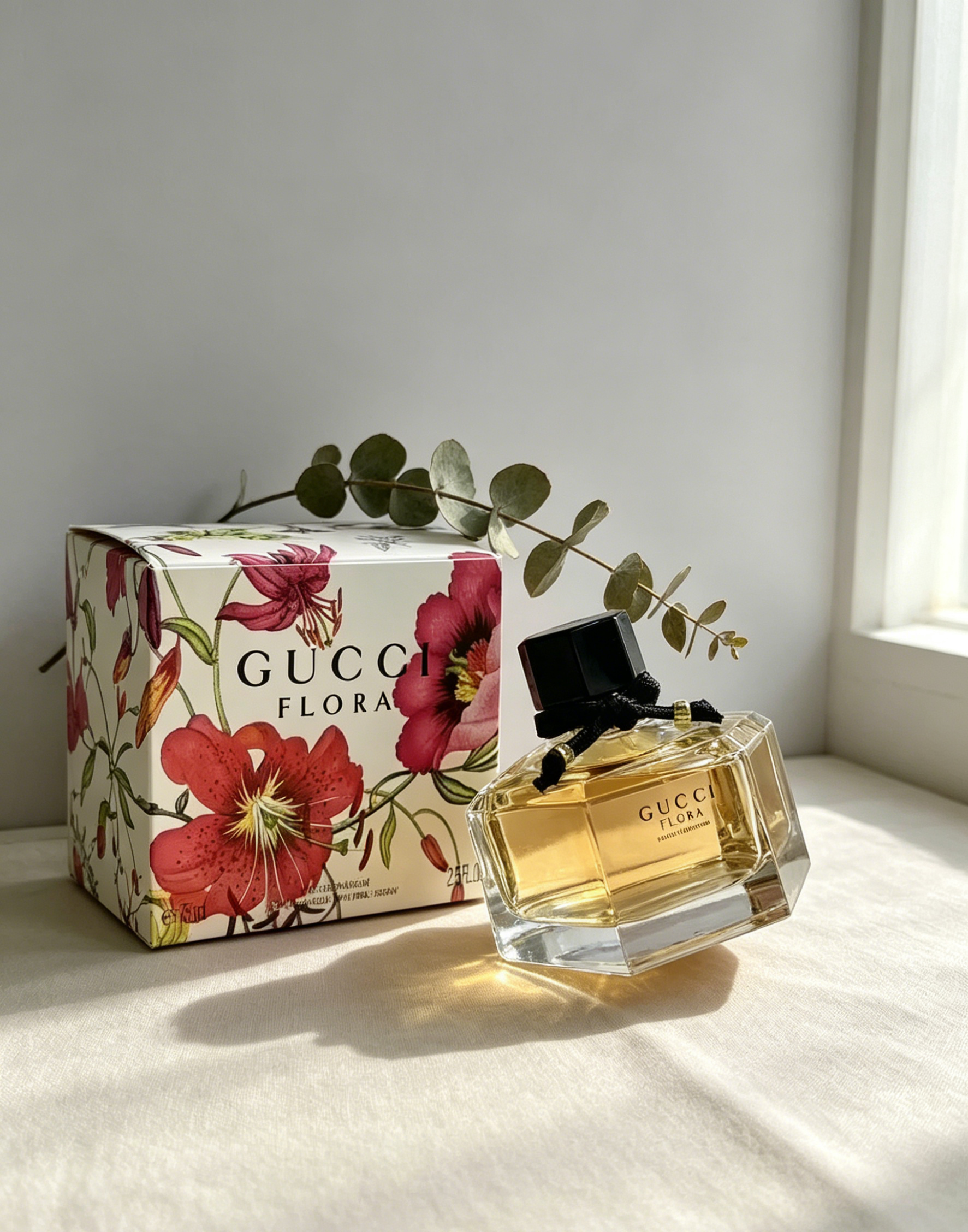 Gucci Flora Women’s Perfume, Fresh Pear Jasmine Gardenia Soft Floral Daily Fragrance