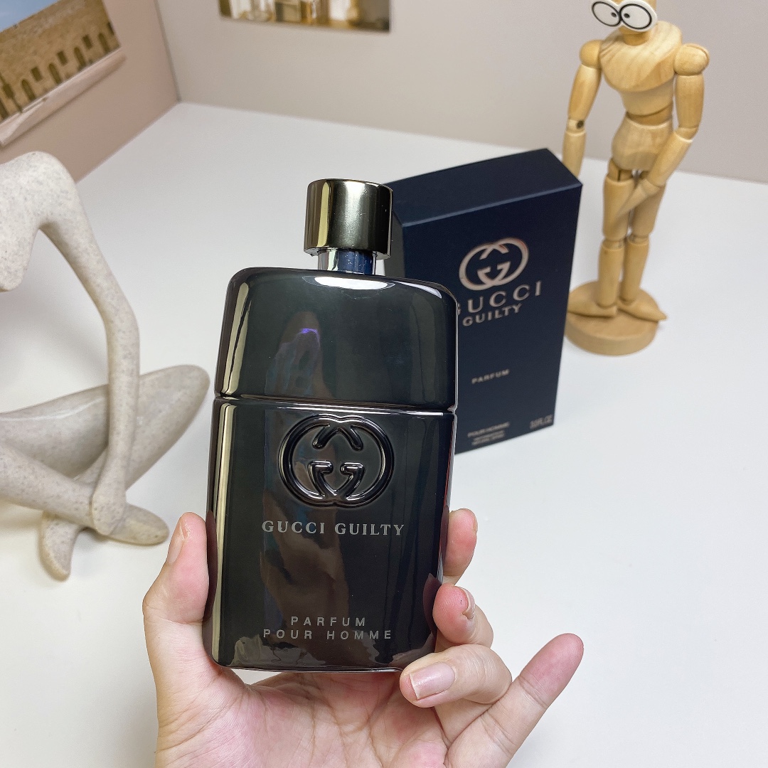 Gucci Guilty Men's Parfum | Rich, Masculine Cologne for Day & Night Wear