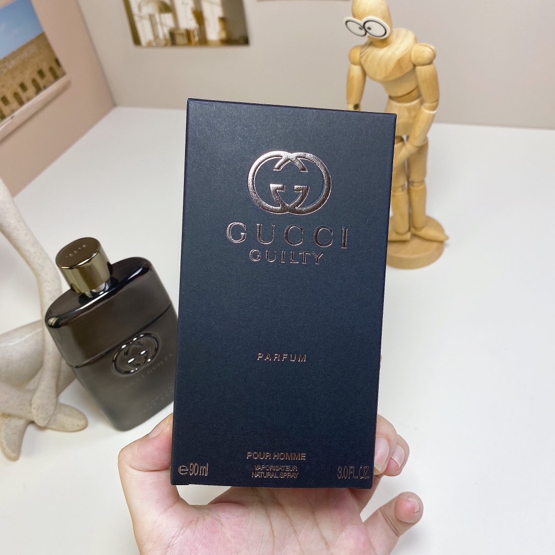 Gucci Guilty Men's Parfum | Rich, Masculine Cologne for Day & Night Wear