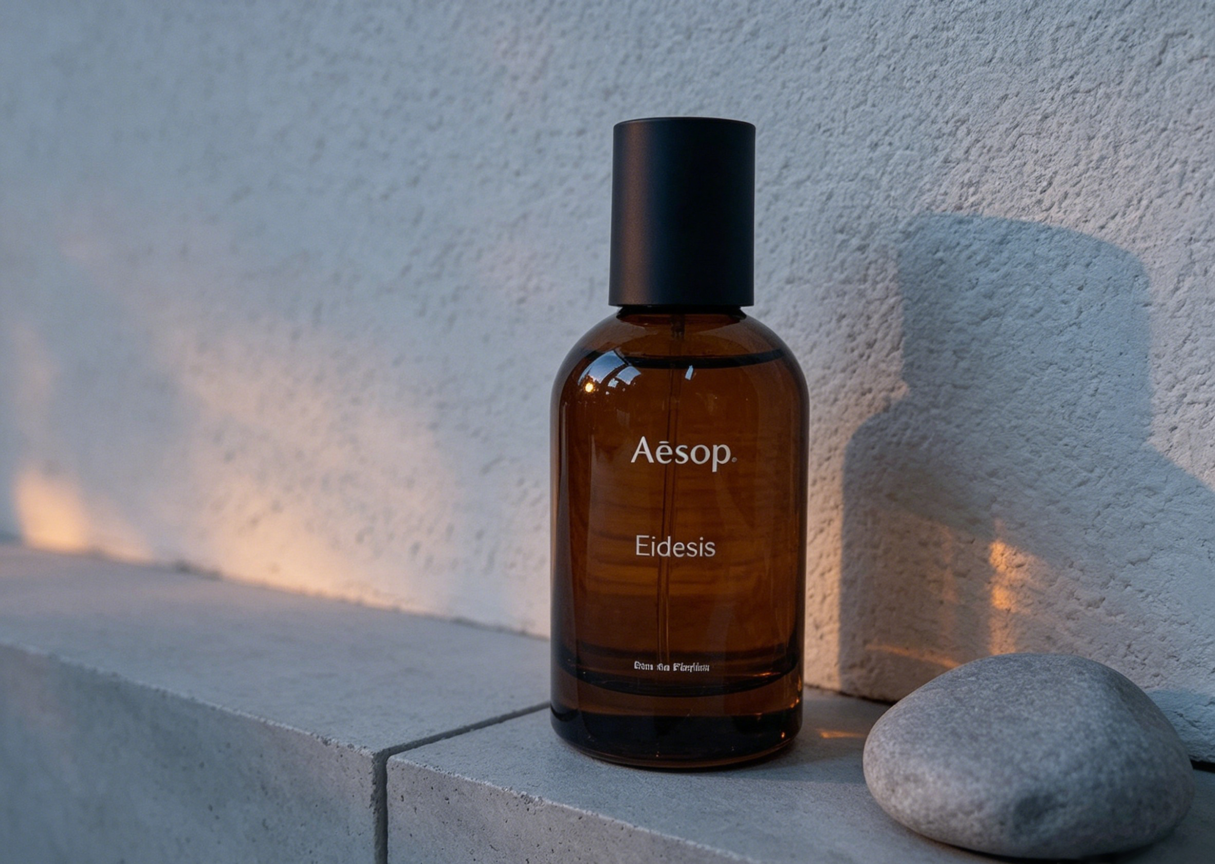 Aesop Eidesis EDP Perfume Warm Smoky Amber Wood Aroma Minimalist Amber Bottle Unisex Fragrance