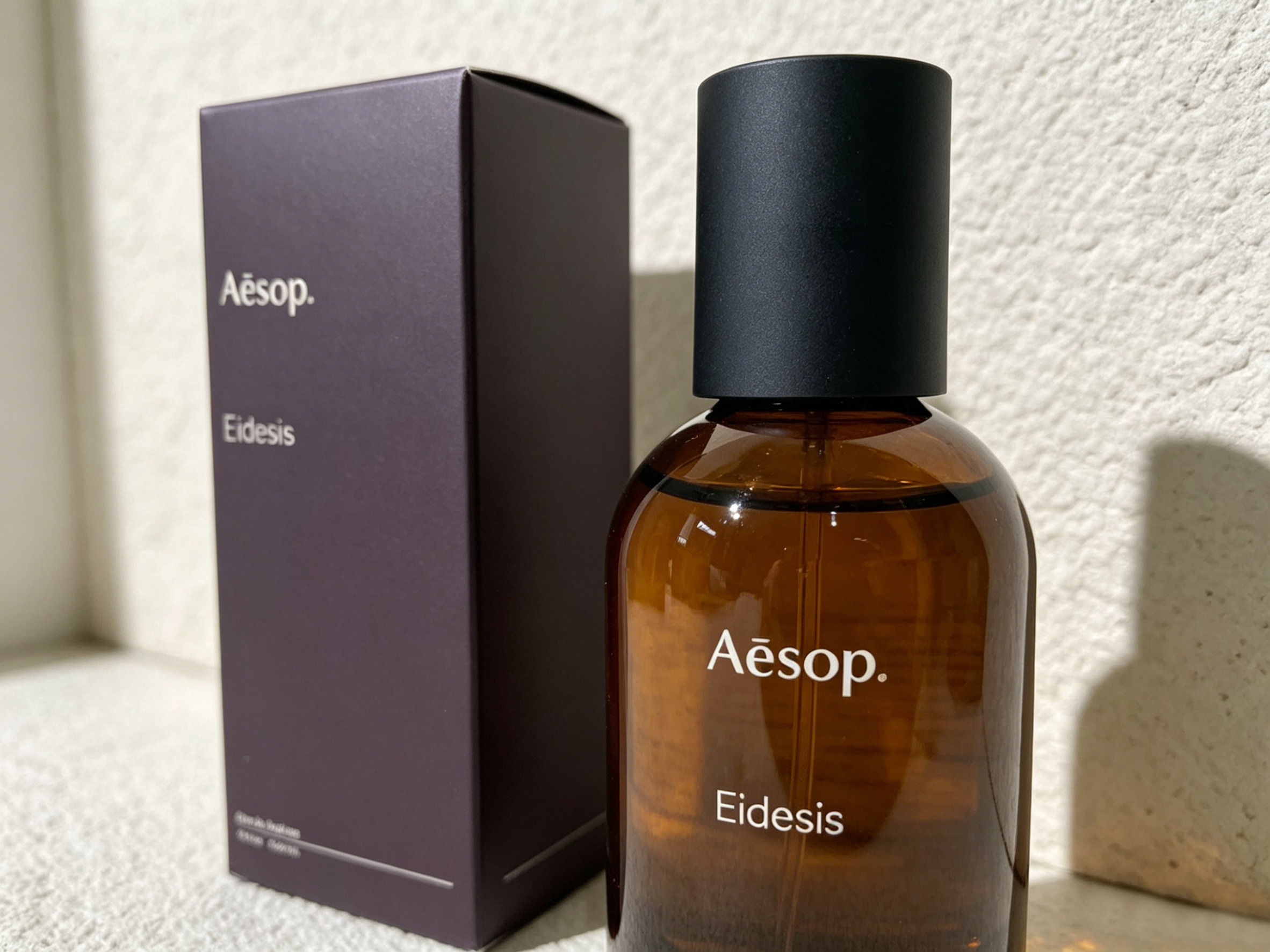 Aesop Eidesis EDP Perfume Warm Smoky Amber Wood Aroma Minimalist Amber Bottle Unisex Fragrance
