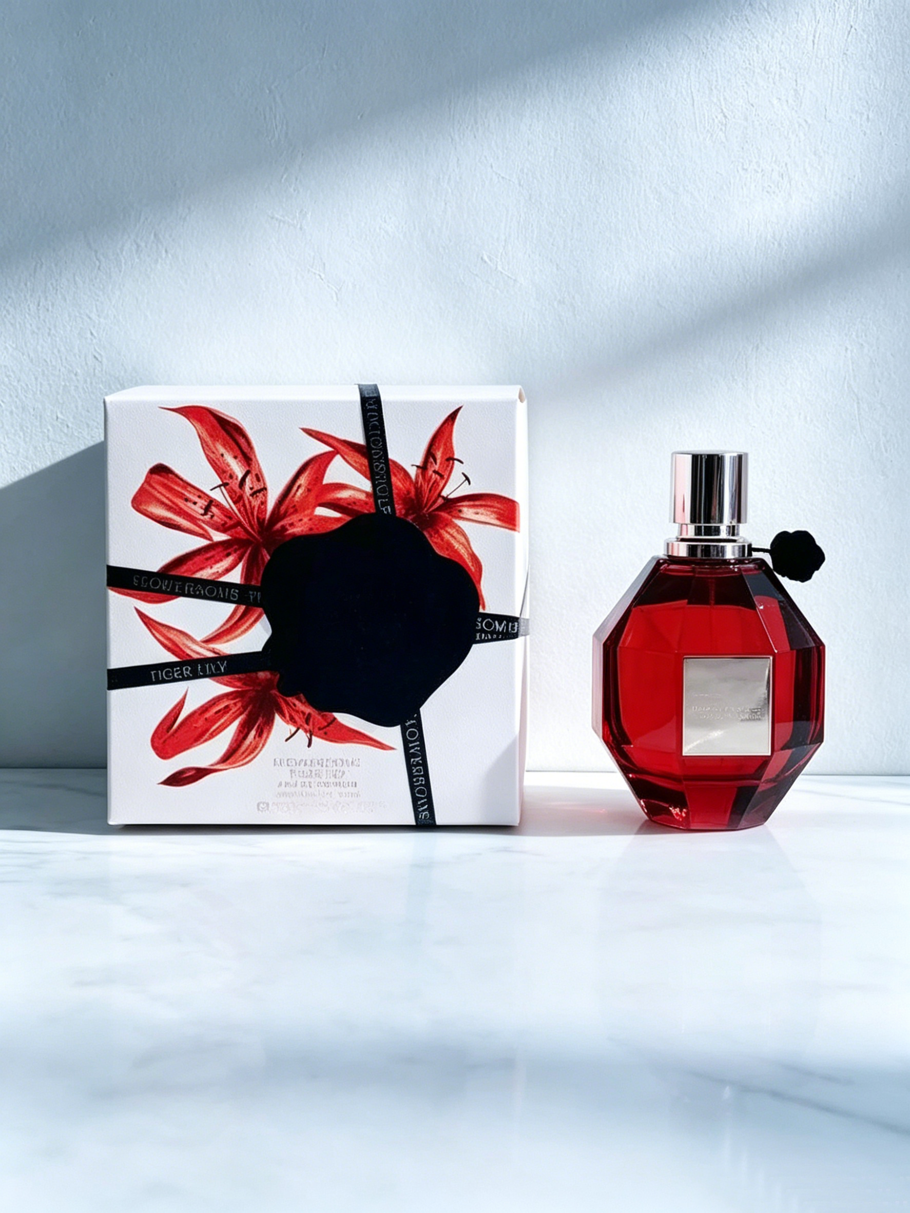 Flowerbomb Ruby Orchid EDP Perfume Warm Red Orchid Peach Vanilla Fragrance Elegant Women Daily Night Perfume