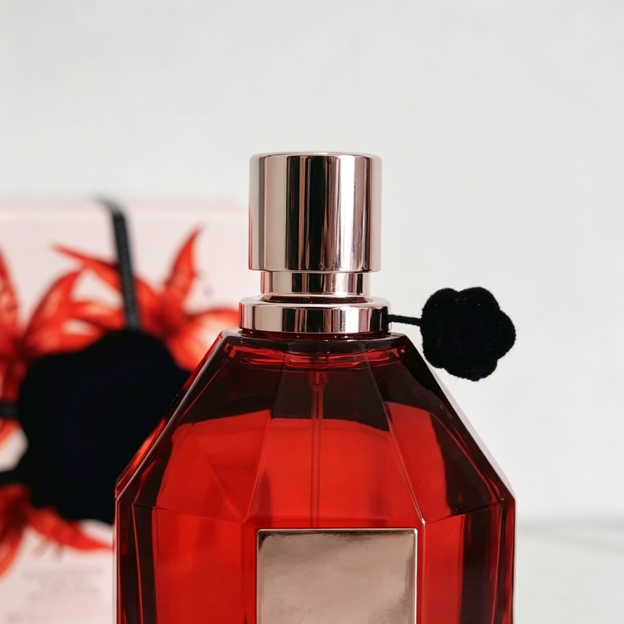 Flowerbomb Ruby Orchid EDP Perfume Warm Red Orchid Peach Vanilla Fragrance Elegant Women Daily Night Perfume
