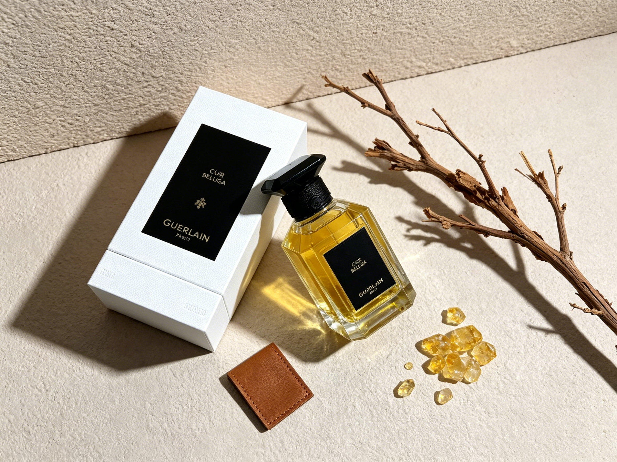 Cuir Beluga by Guerlain Paris Niche Premium Amber Leather Cologne 100ml