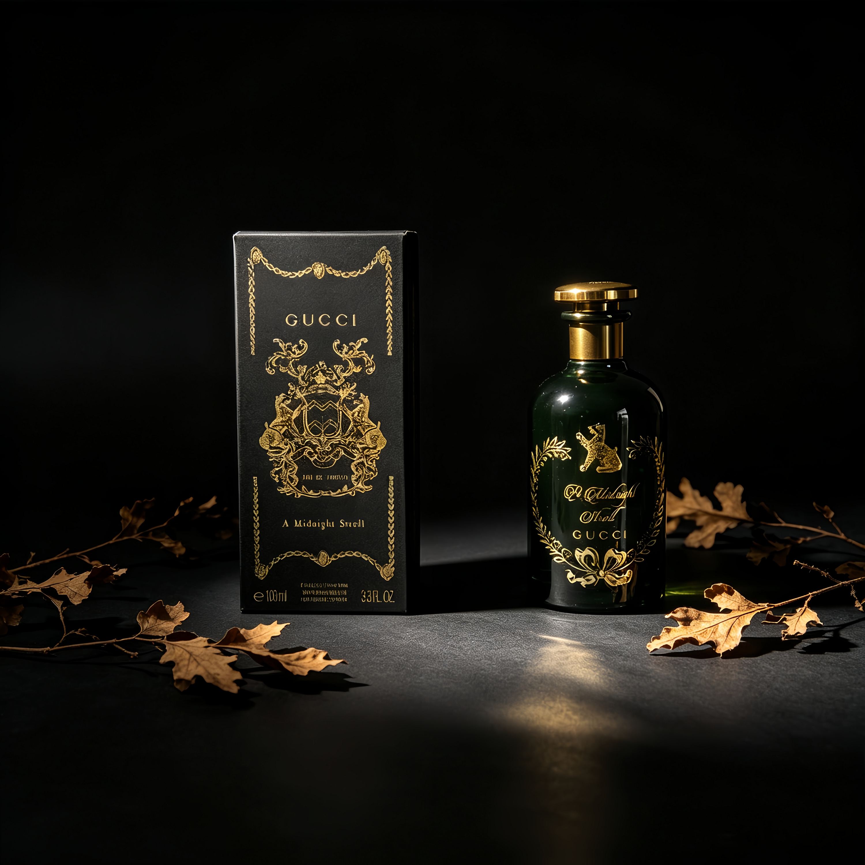 Gucci Midnight Walk perfume 100ml Unisex Smoked Leather Woody Luxury perfume