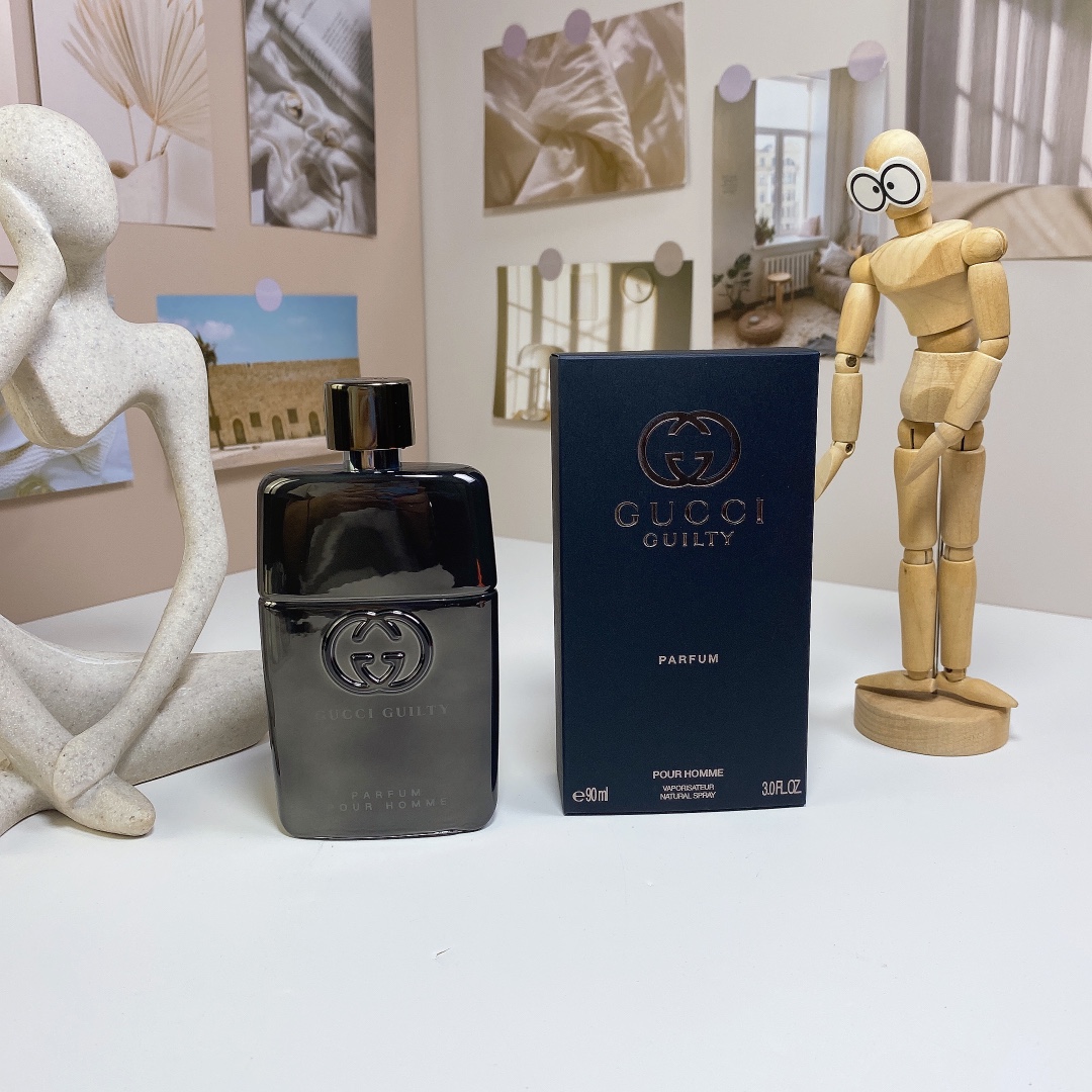 Gucci Guilty Men's Parfum | Rich, Masculine Cologne for Day & Night Wear