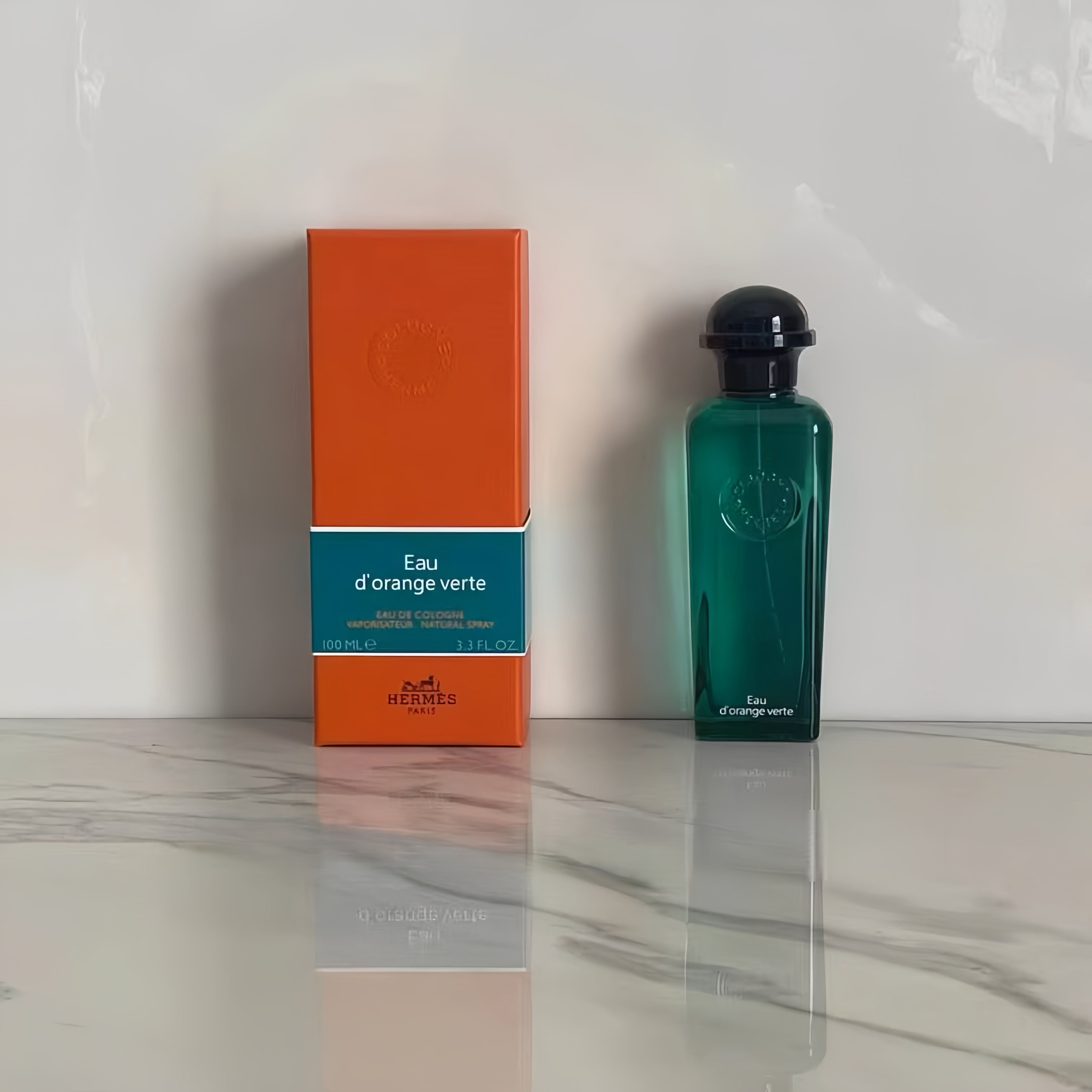 Hermès Eau d'Orange Verte Unisex Eau de Cologne for Men & Women, Fresh Bitter Orange Herbal Long Lasting Luxury Perfume Gift