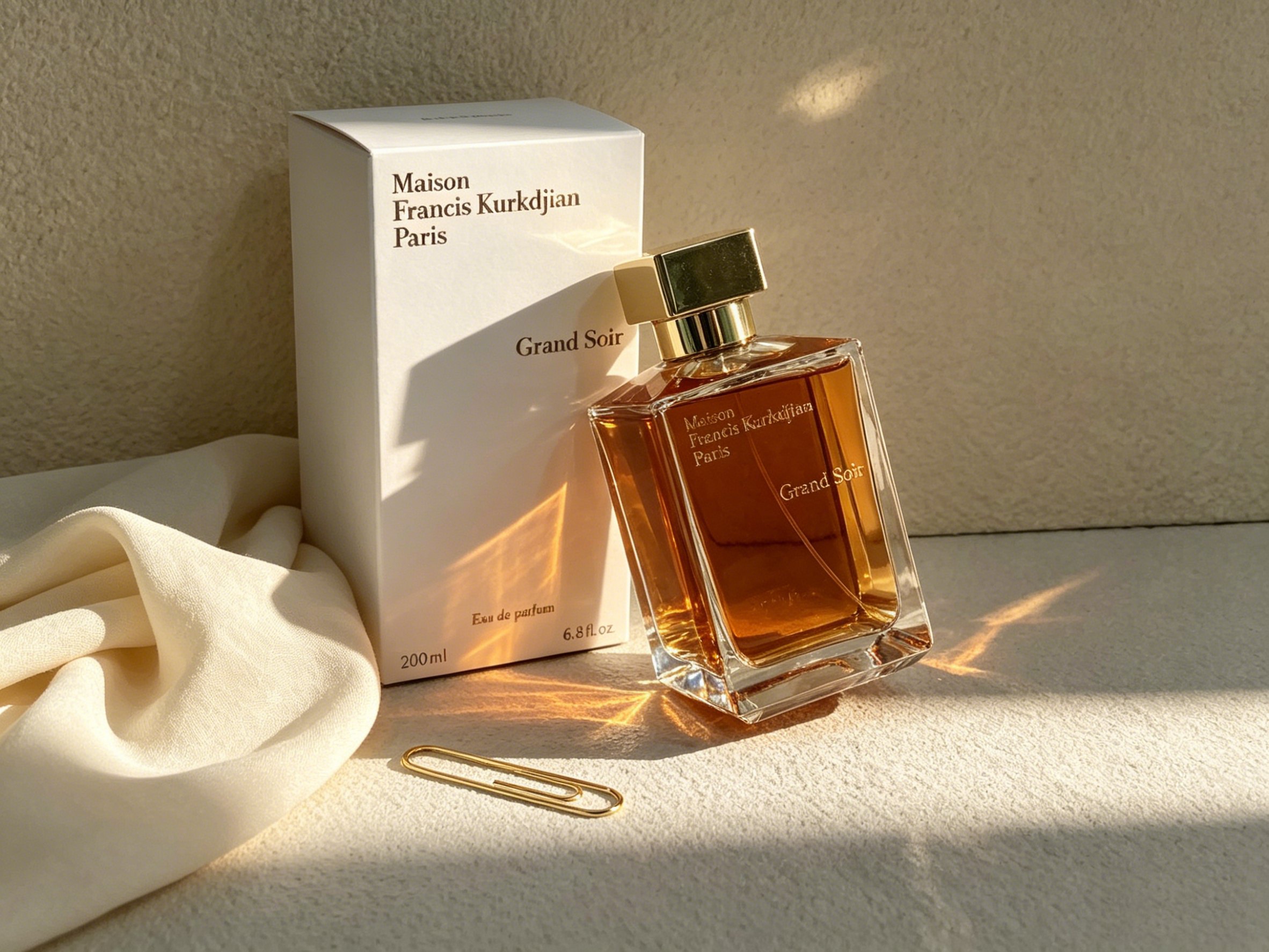 Maison Francis Kurkdjian Grand Soir Eau de Parfum | Unisex Warm Amber & Vanilla Fragrance