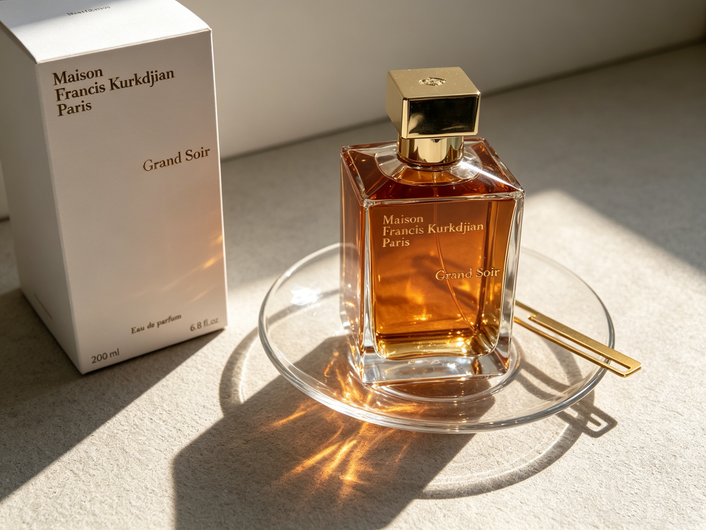 Maison Francis Kurkdjian Grand Soir Eau de Parfum | Unisex Warm Amber & Vanilla Fragrance