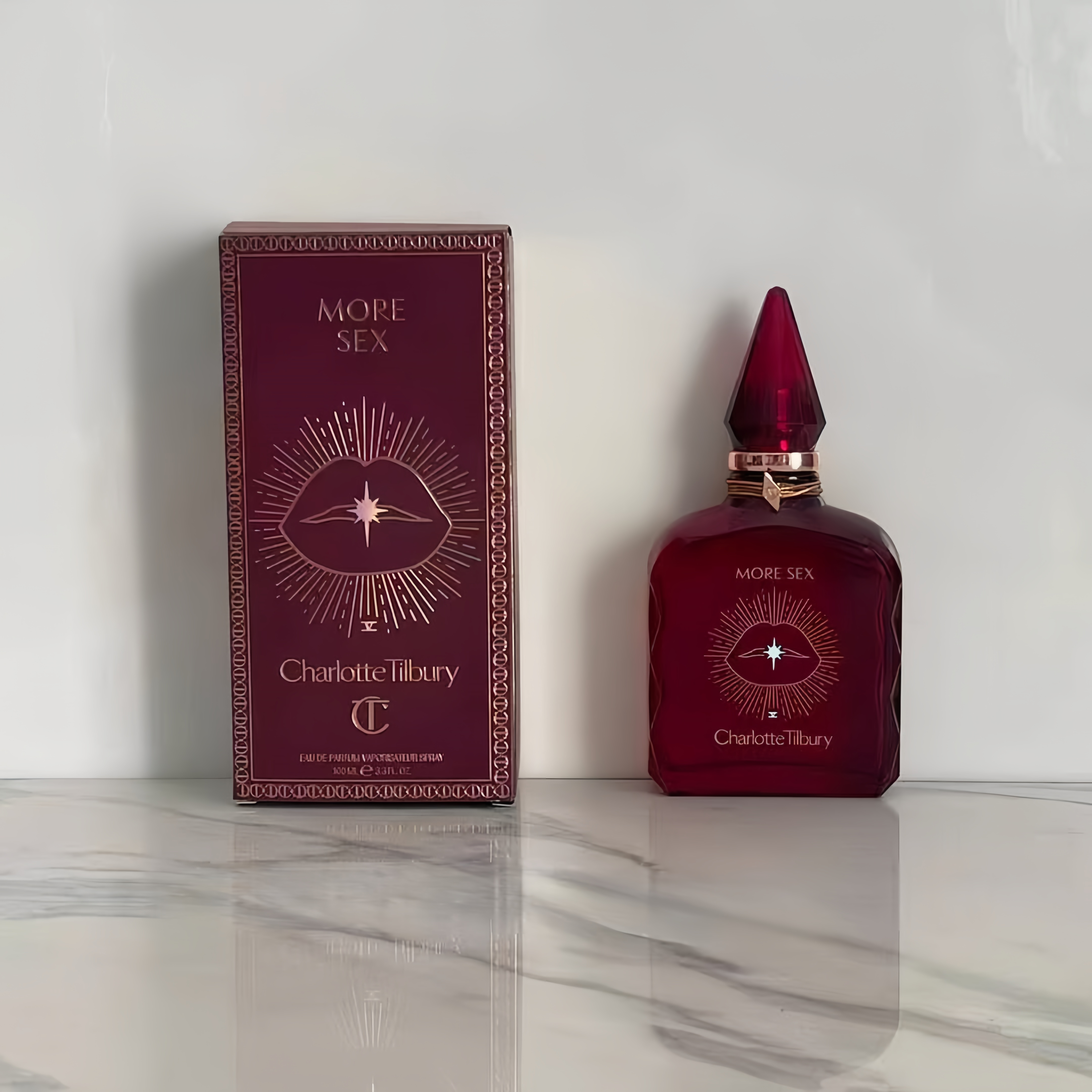 Charlotte Tilbury More Sex Eau de Parfum for Women | Long Lasting Amber Floral Date Night Luxury Perfume Gift