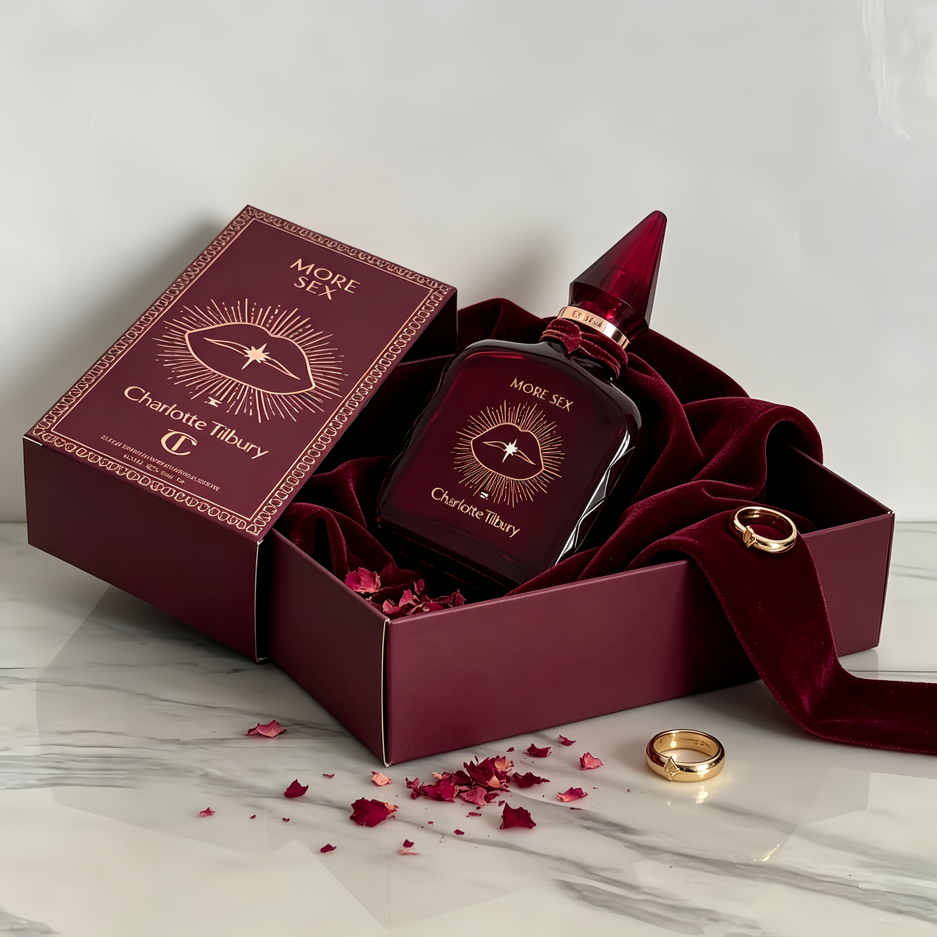 Charlotte Tilbury More Sex Eau de Parfum for Women | Long Lasting Amber Floral Date Night Luxury Perfume Gift