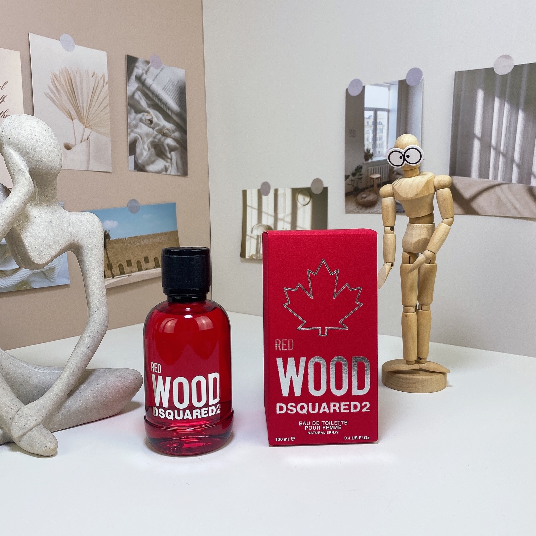 DSQUARED2 Red Wood Eau de Toilette 100ml - Fruity Woody Perfume for Wome