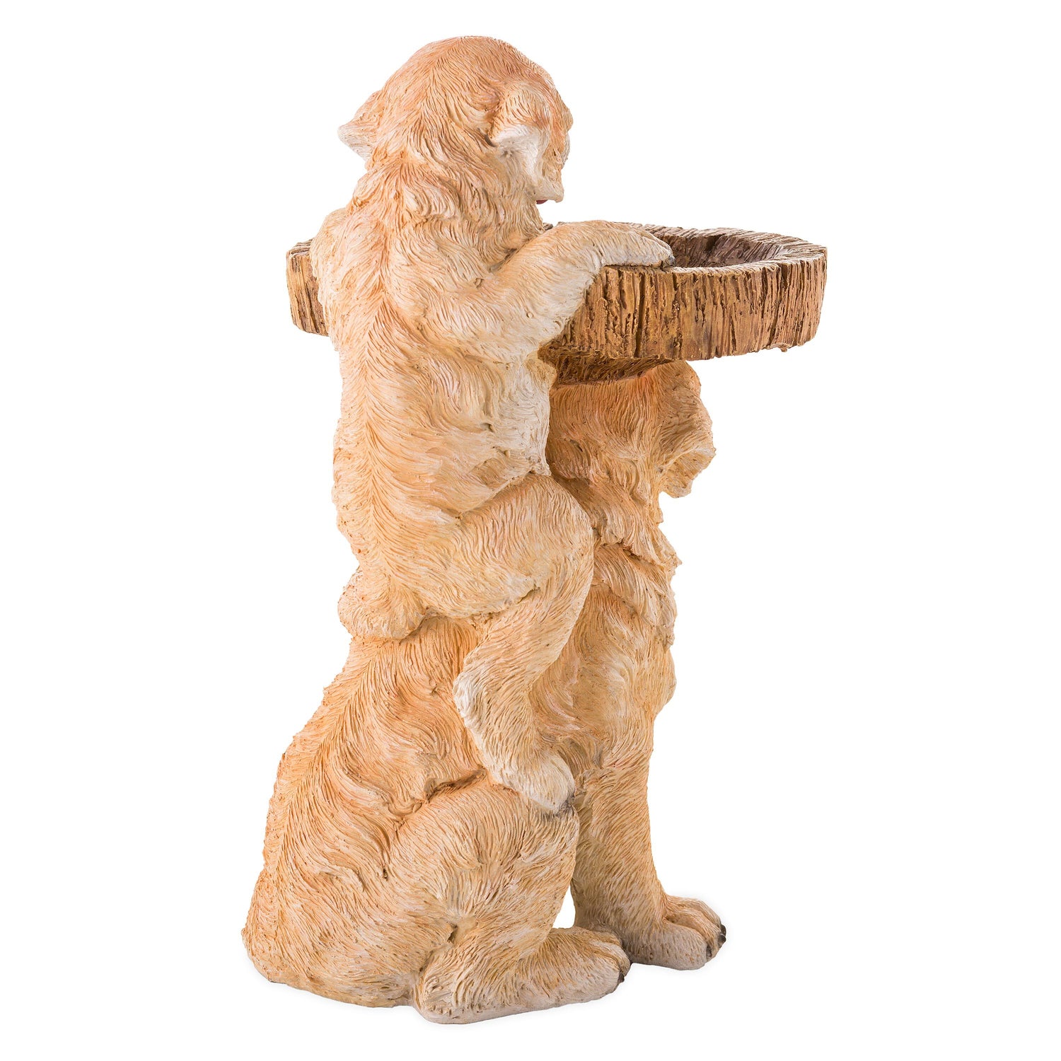 Playful Puppies Birdbath