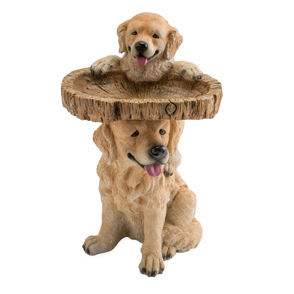 Playful Puppies Birdbath