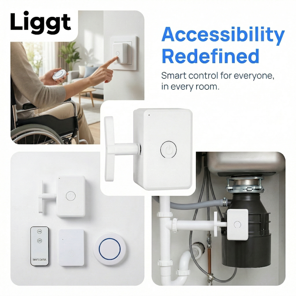 Liggt RF Wireless Remote Control Switch – No More Getting Up to Control Lights 002