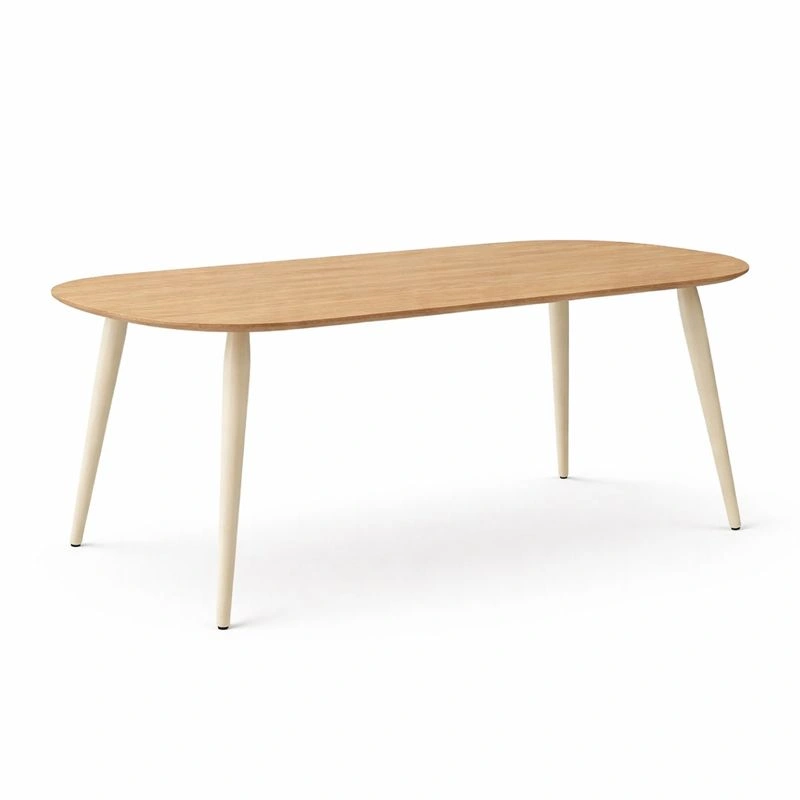 Couchtisch Holz Natur mit Metallbeinen