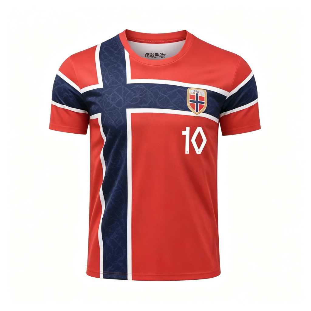 Norway Martin Odegaard #10 Captain Home Jersey 2026 World Cup