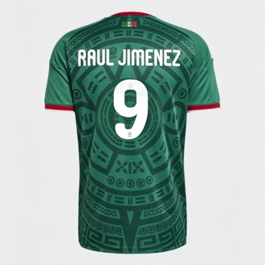 Mexico Raúl Jiménez #9 2026 World Cup Official Home Player Jersey | UniFootball Store