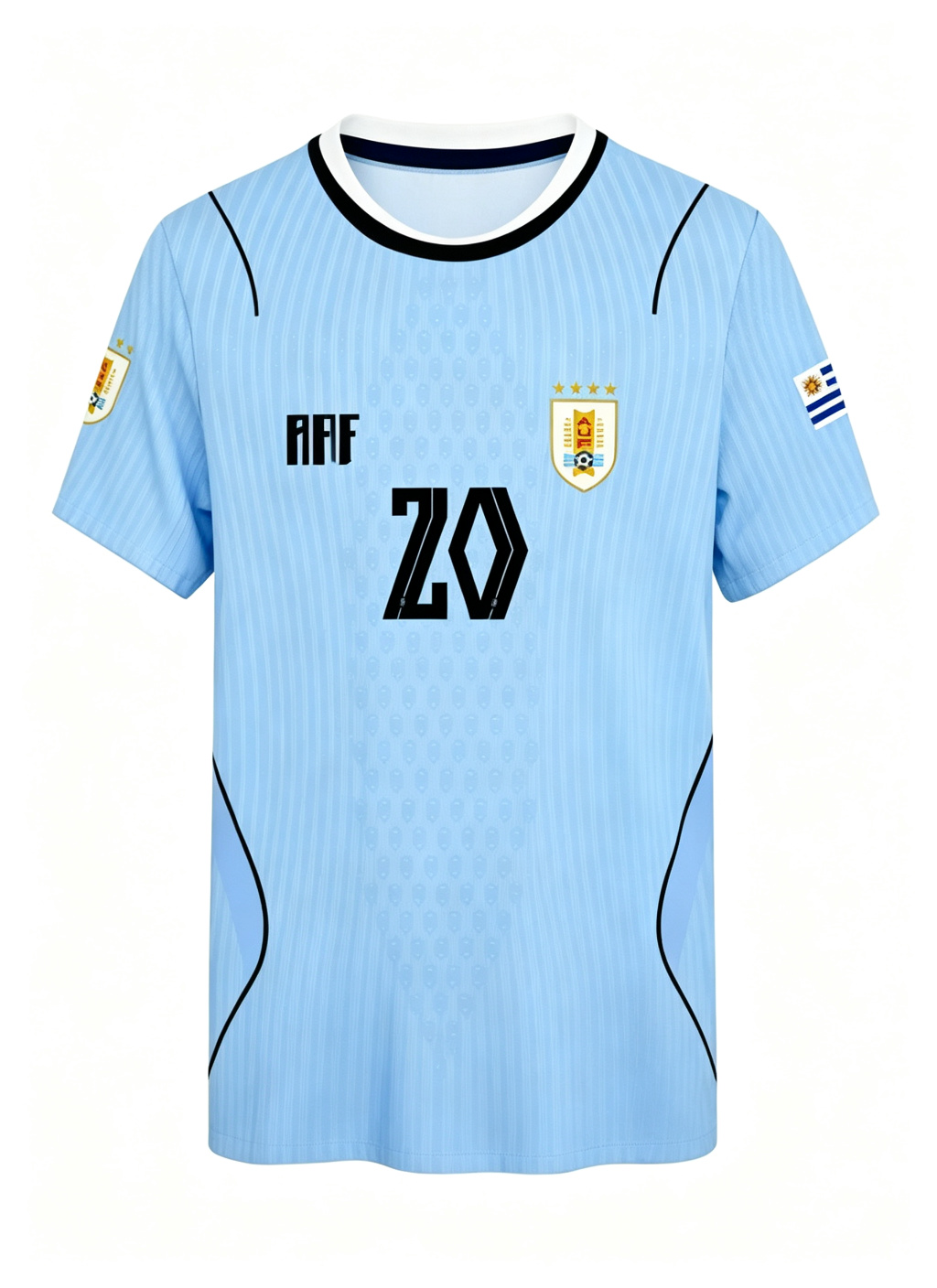 Uruguay Maxi Araújo #20 Home Jersey  2026 World Cup