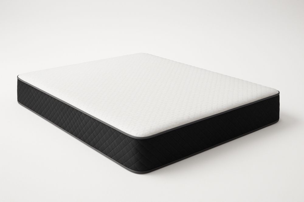 Colchão Espuma Viscoelástica Branco/Preto 200x160x18(C×L×A) cm