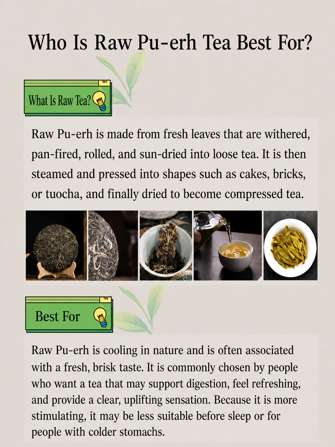 How to choose raw Pu-erh tea and ripe Pu-erh tea